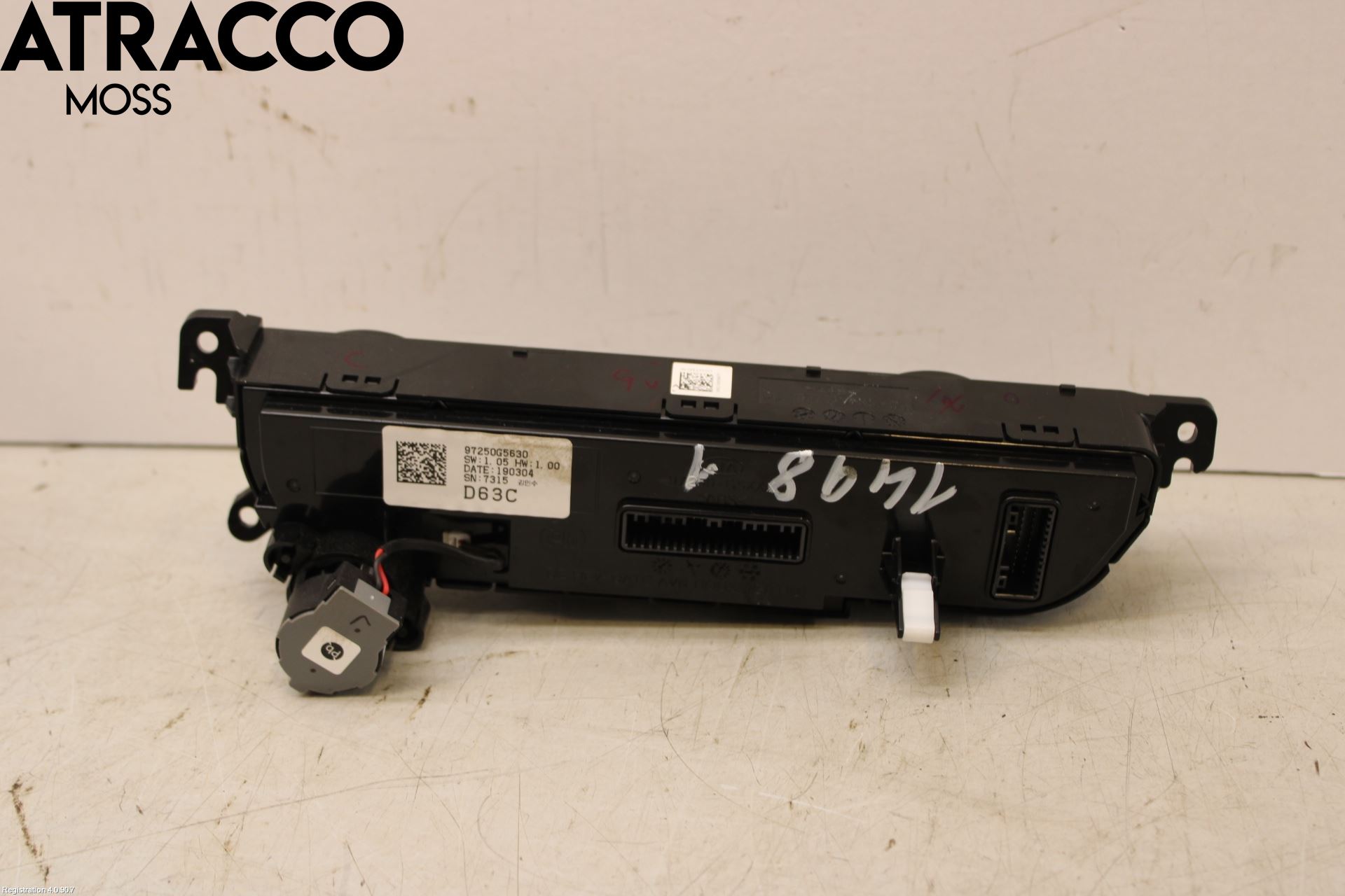 Kia NIRO (DE) 17-22 Varme Ac Betjening-Display