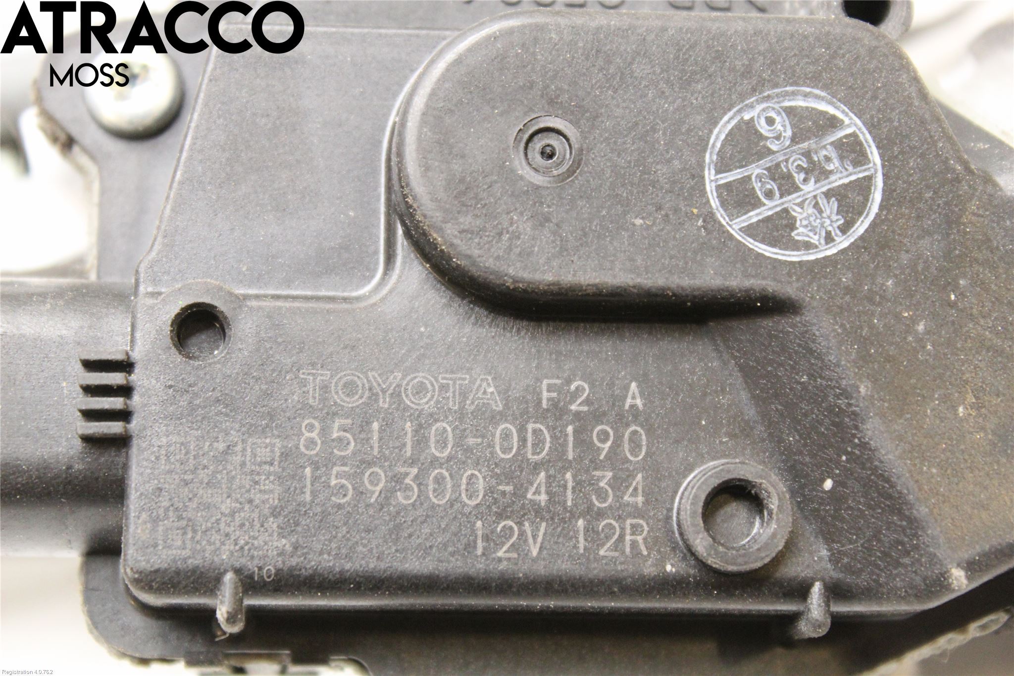 Toyota YARIS XP130 15-20 Viskeroverføring Frontrute