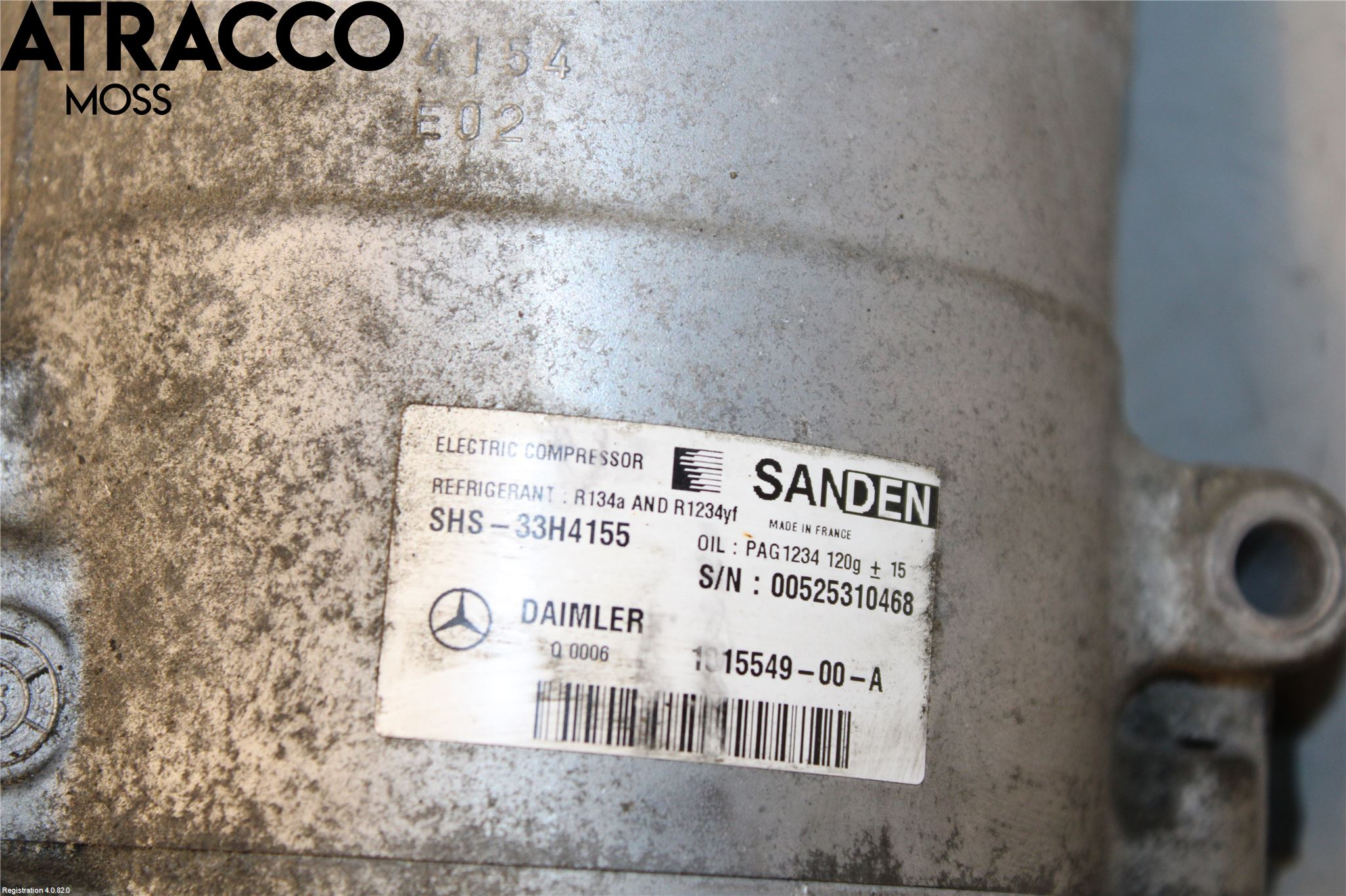 Mercedes-Benz MB B-KLASS (W246/W242) 12-19 Varme Ac Kompressor