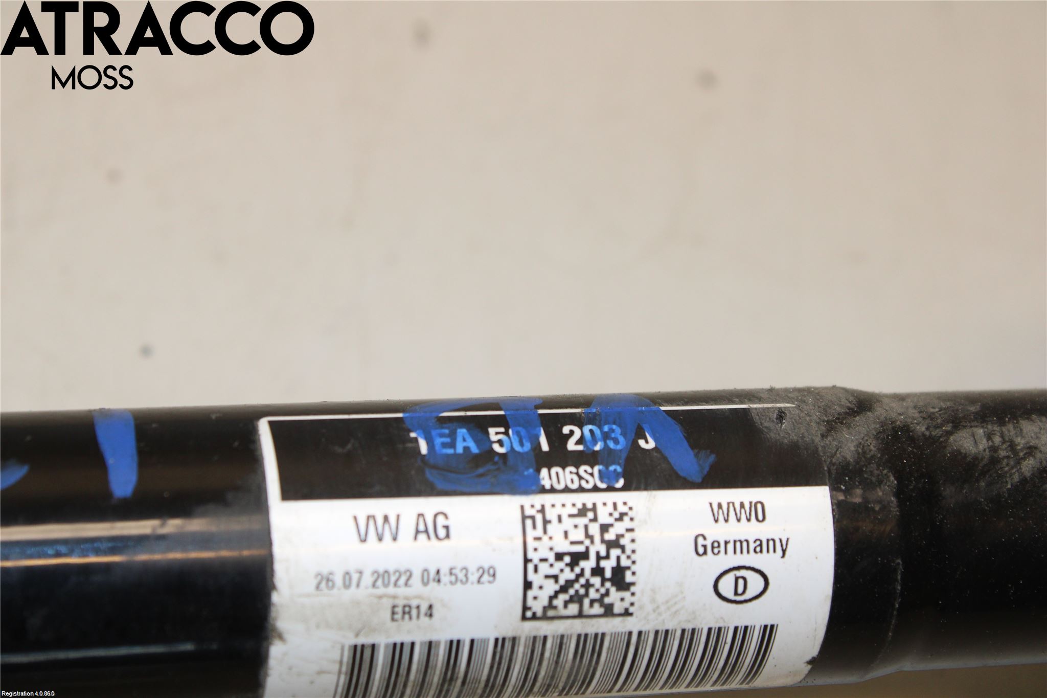 Skoda ENYAQ iV 21- Drivaksel Bak Kompl Venstre