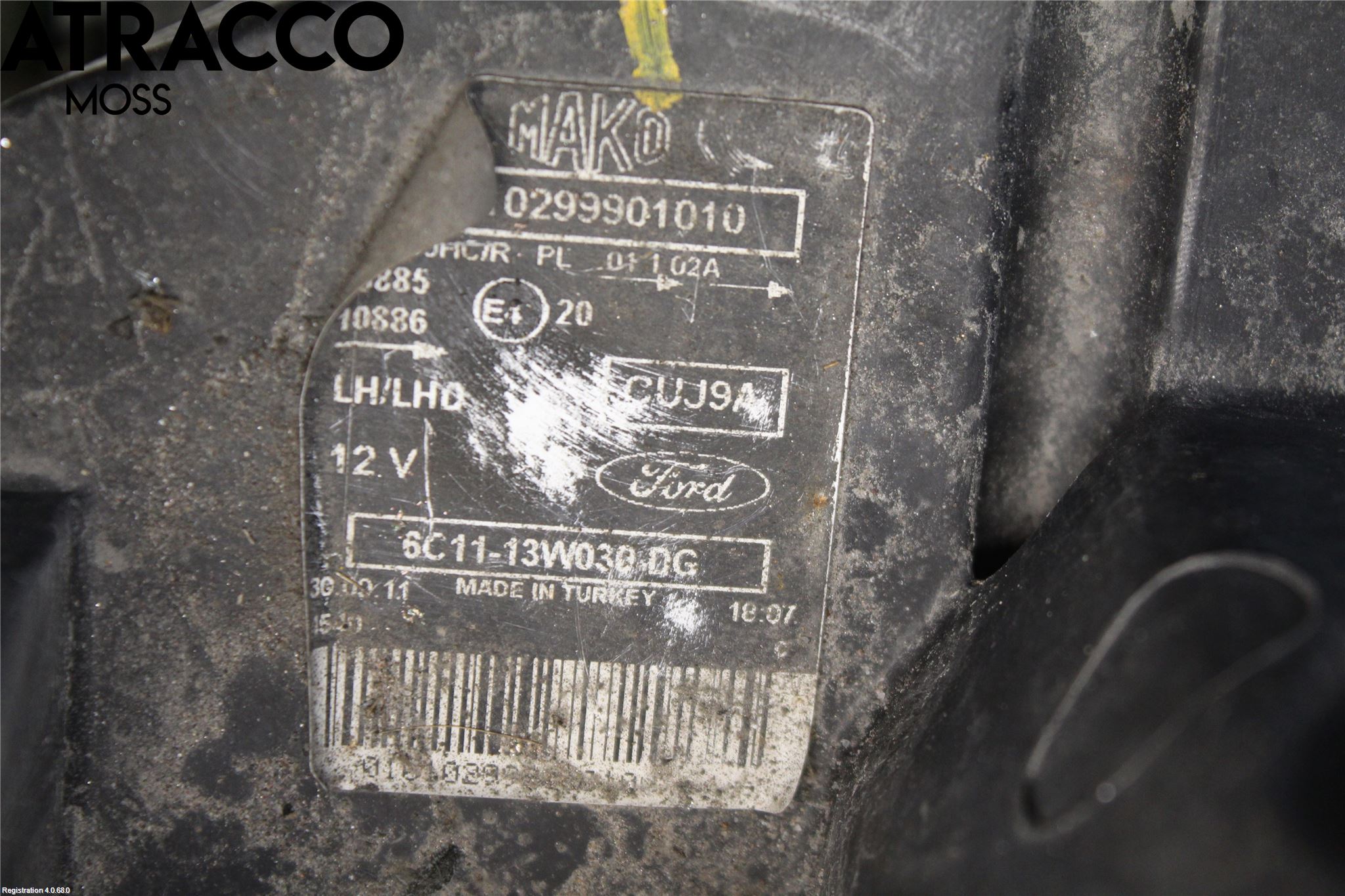 Ford TRANSIT    06-13 Frontlykt Venstre