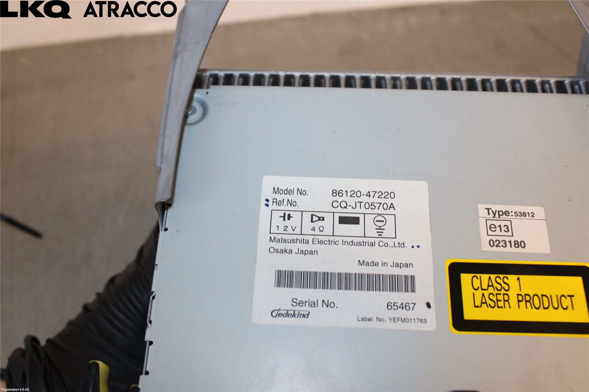 Toyota PRIUS NWH20 04-08 Stereo Radio