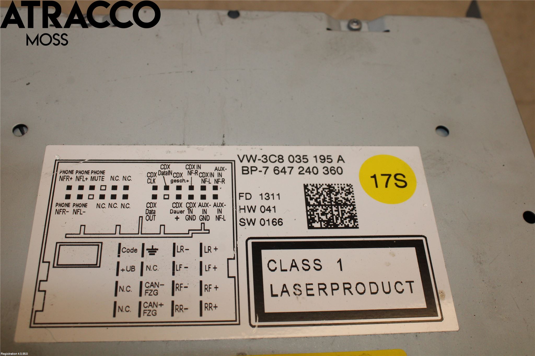 Volkswagen VW PASSAT 11-14 Stereo Radio Med Cd