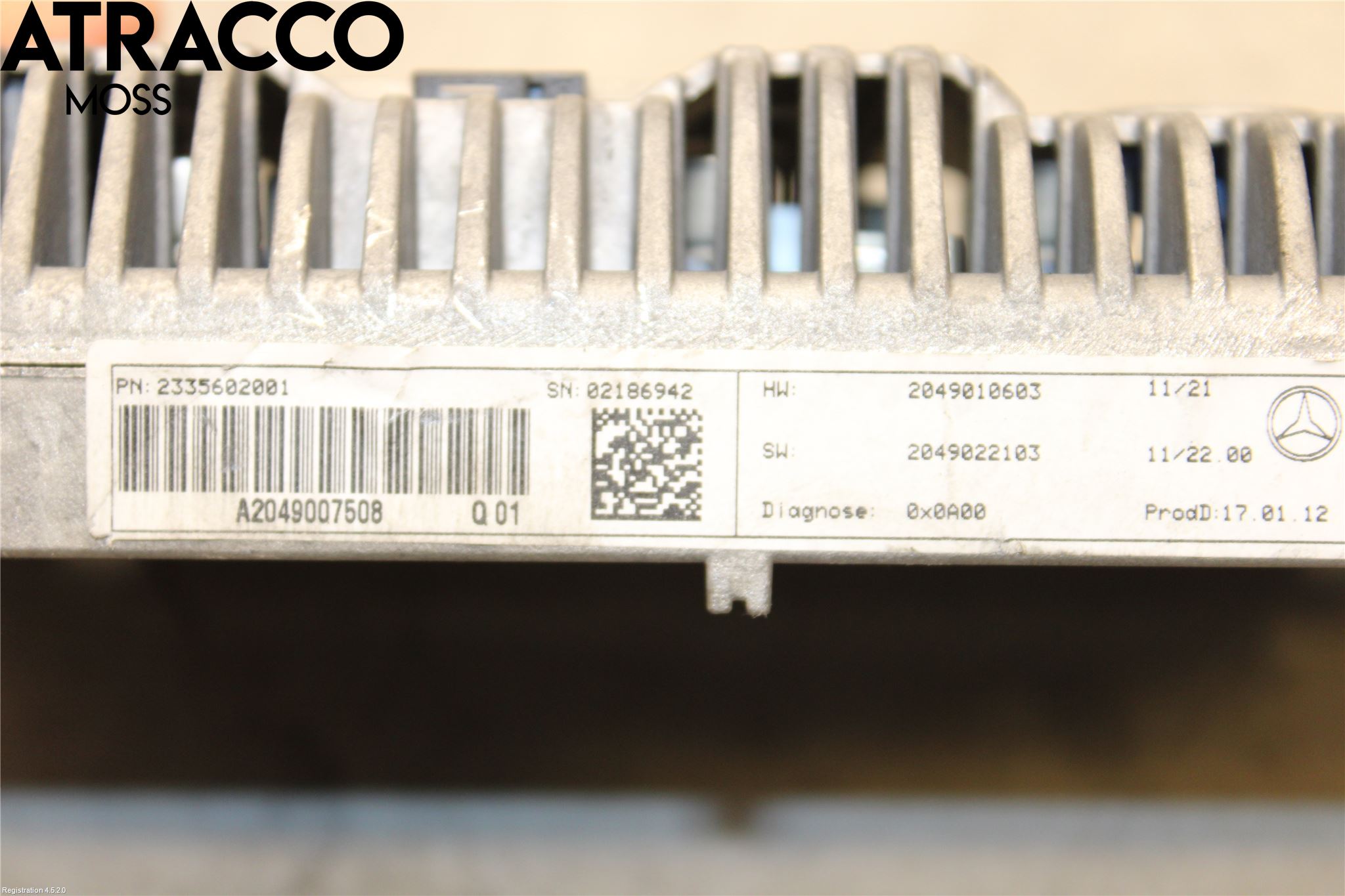 Mercedes-Benz MB C-KLASS (W204) 07-15 Multifunktionsdisplay