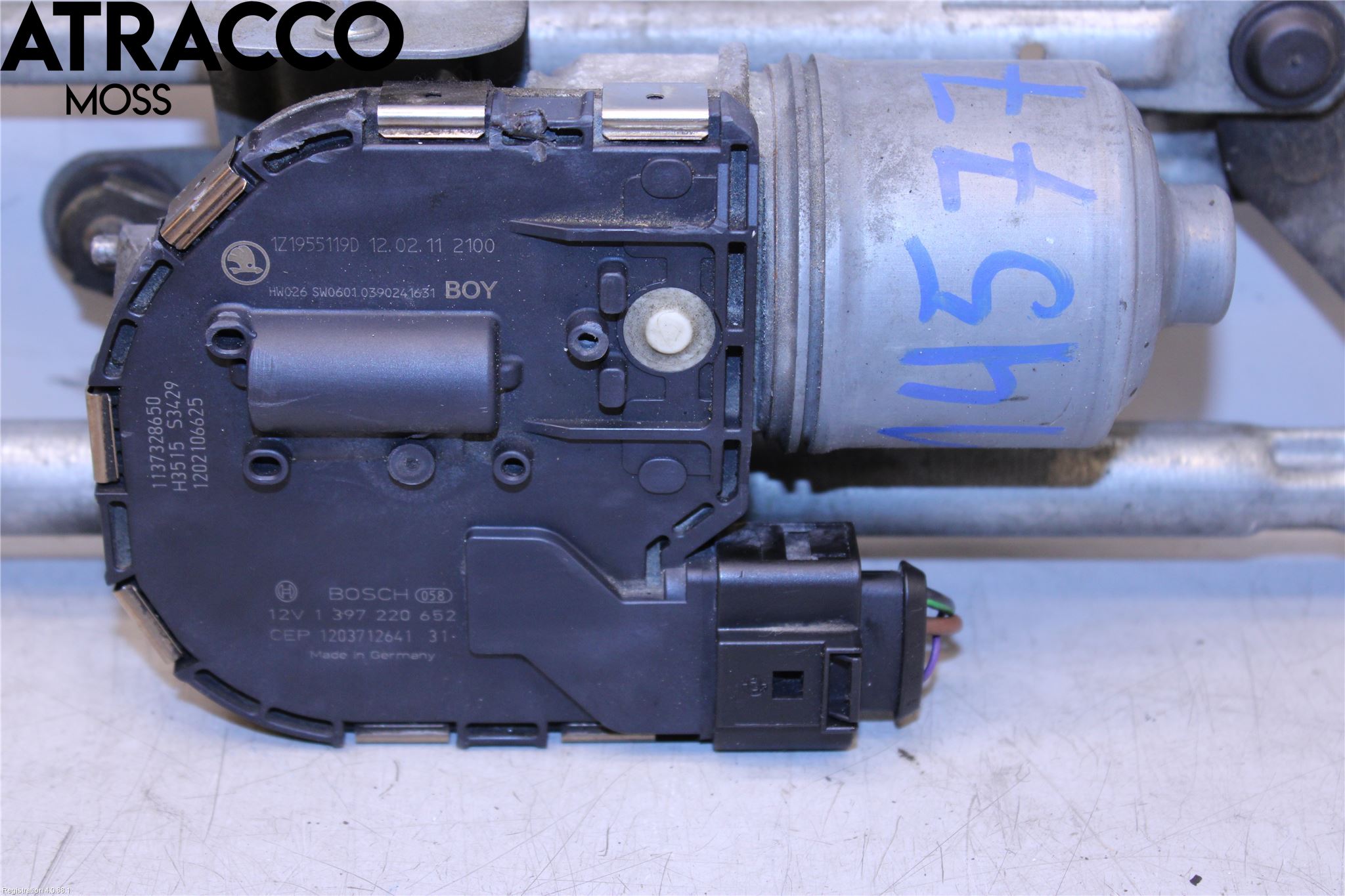 Skoda OCTAVIA (1Z) 05-13 Viskermotor Frontrute