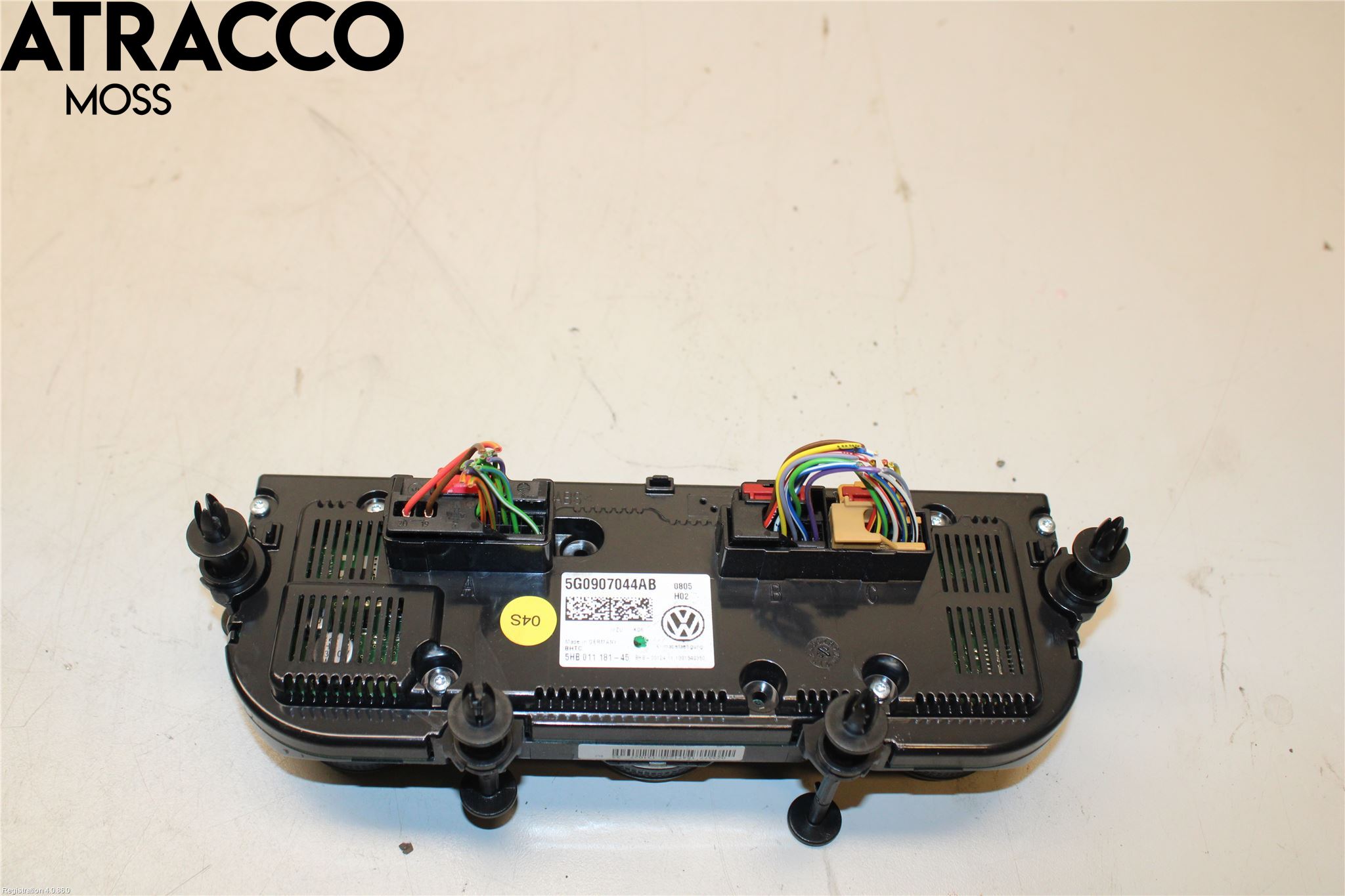 Volkswagen VW GOLF / E-GOLF VII 13-20 Varme Ac Betjening-Display