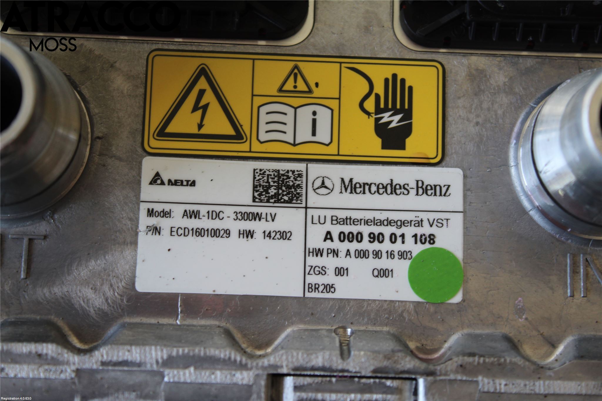 Mercedes-Benz MB C-KLASS (W205) 14-21 Batterilader Hybrid