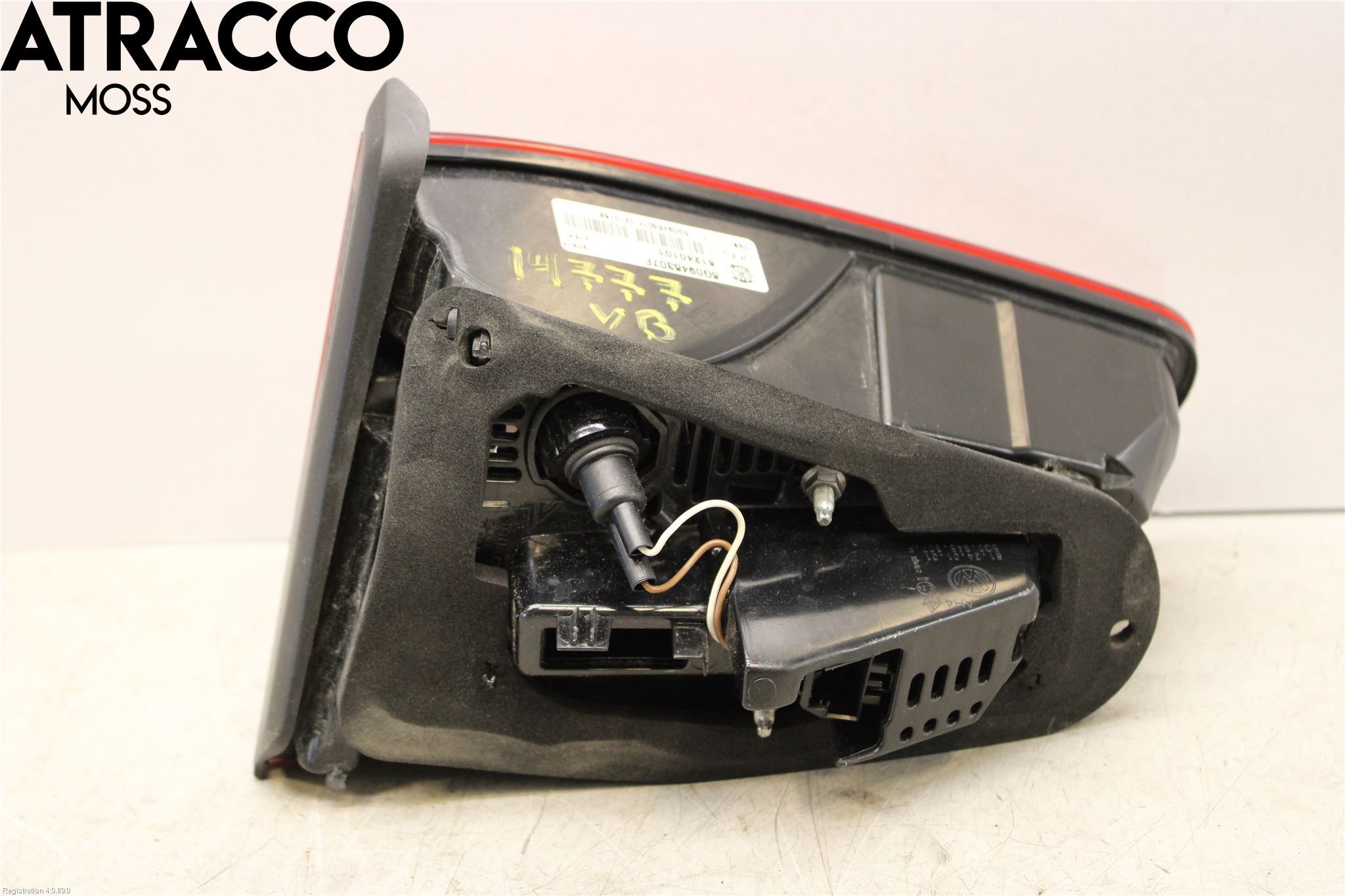 Volkswagen VW GOLF / E-GOLF VII 13-20 Baklykt Venstre  På Luke(Indre