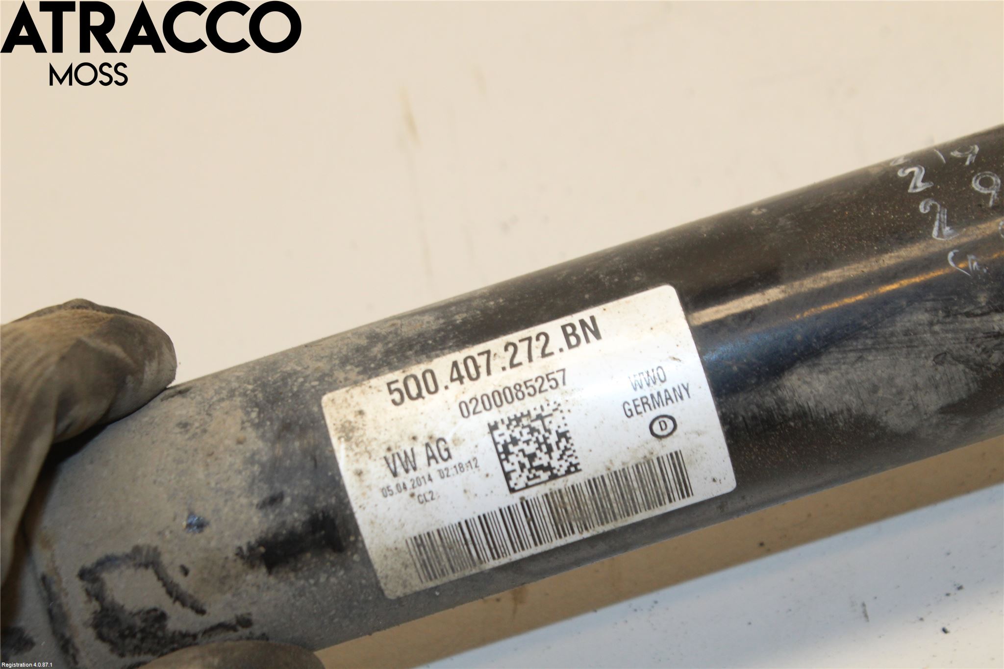 Audi A3/S3 05-13 Drivaksel Foran Kompl Høyre