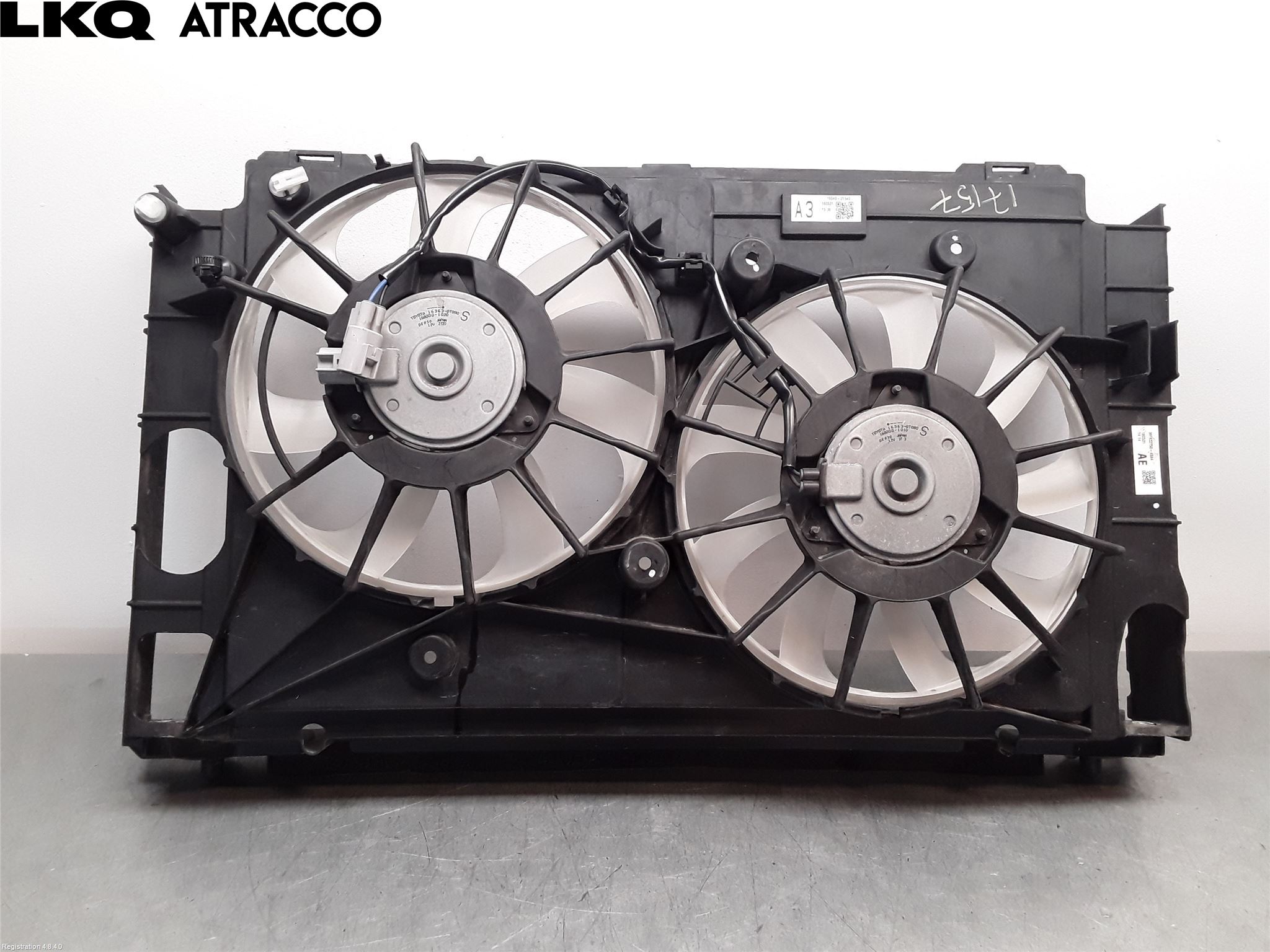 Toyota AURIS 13-19 Kjølevifte Elektrisk