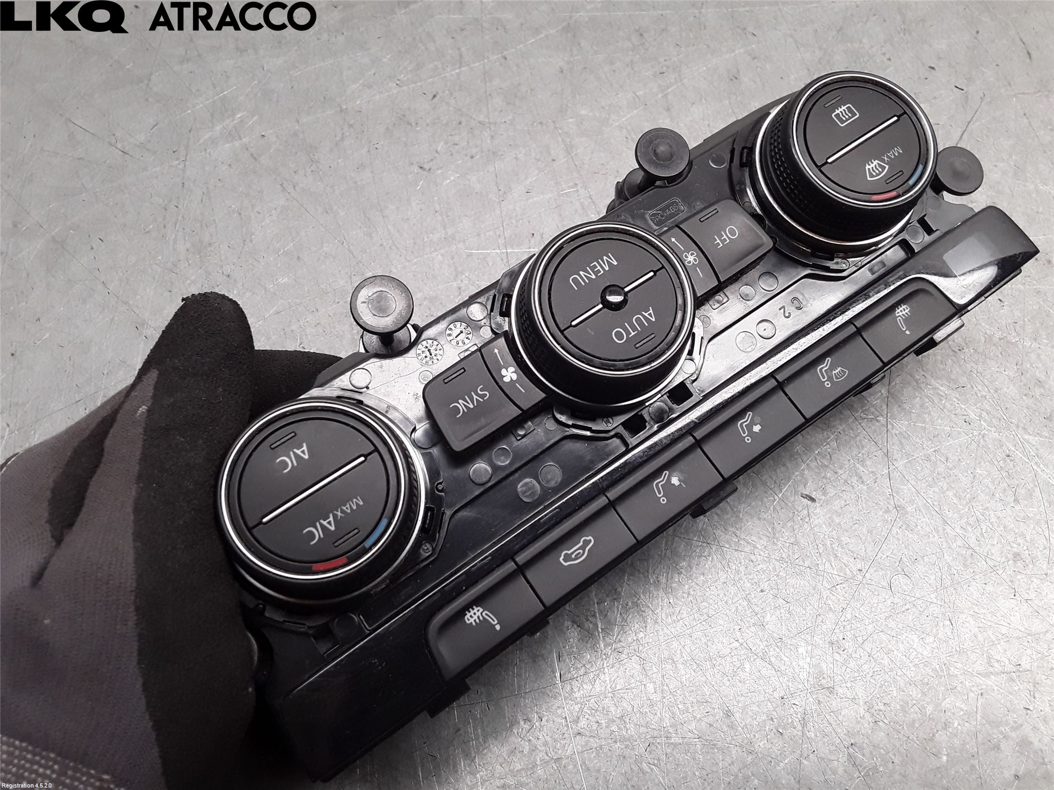 Volkswagen VW GOLF / E-GOLF VII 13-20 Varmeapparat Panel(Regulering)