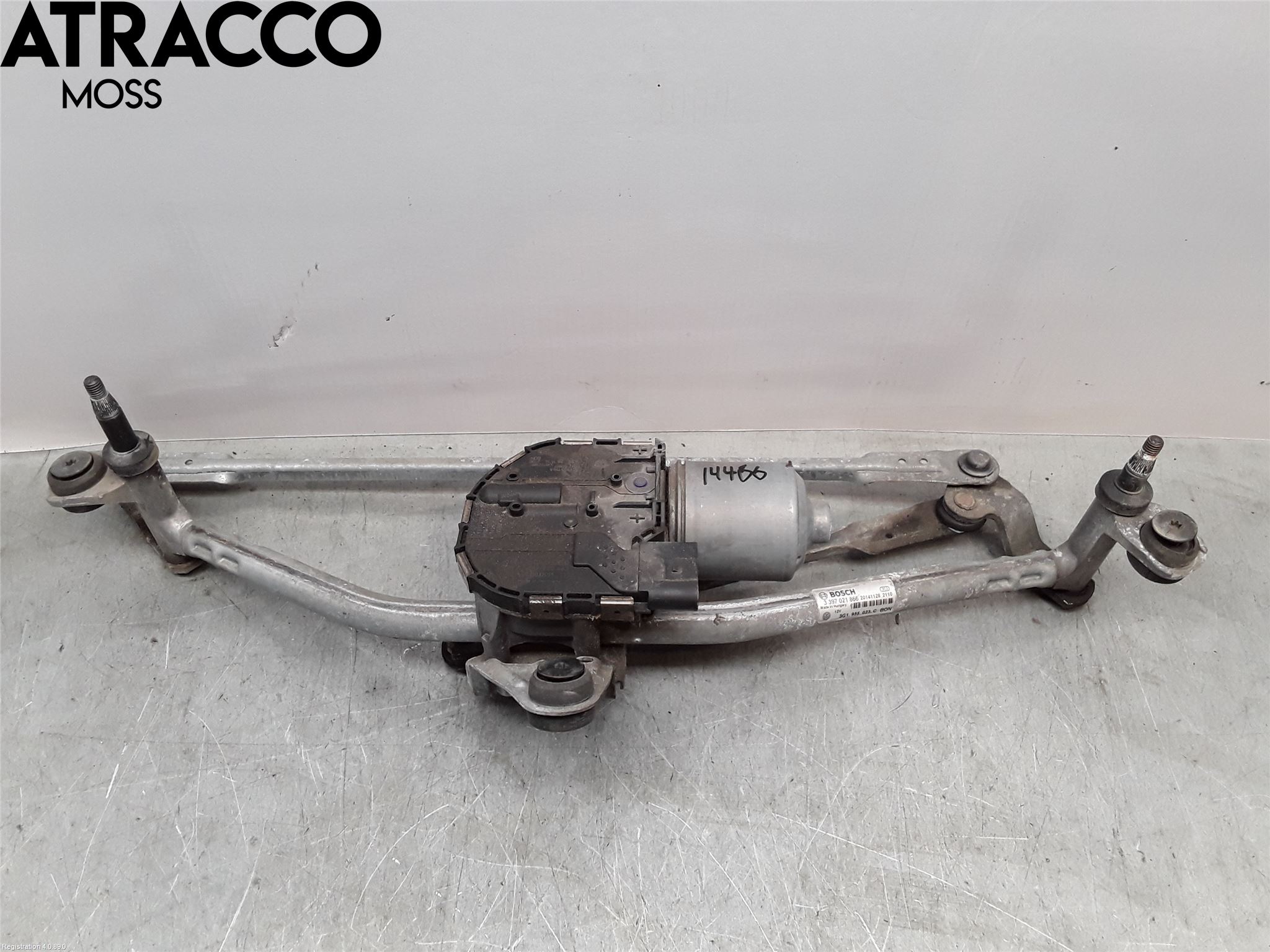 Volkswagen VW PASSAT 15-19 Viskermotor Frontrute