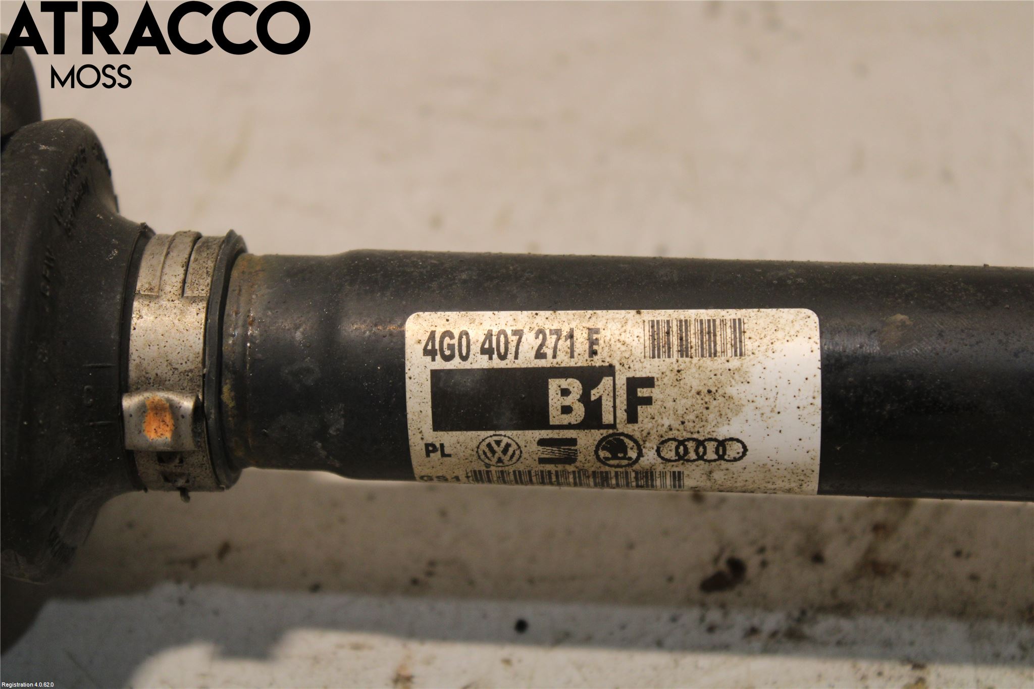 Audi Q5 09-16 Drivaksel Foran Kompl Høyre