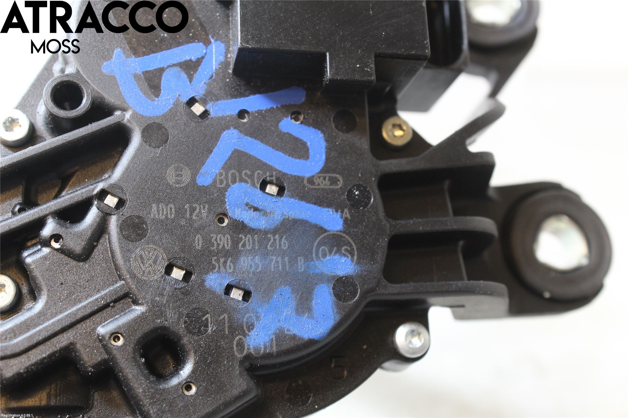 Volkswagen VW TOURAN 10-15 Viskermotor Bakluke