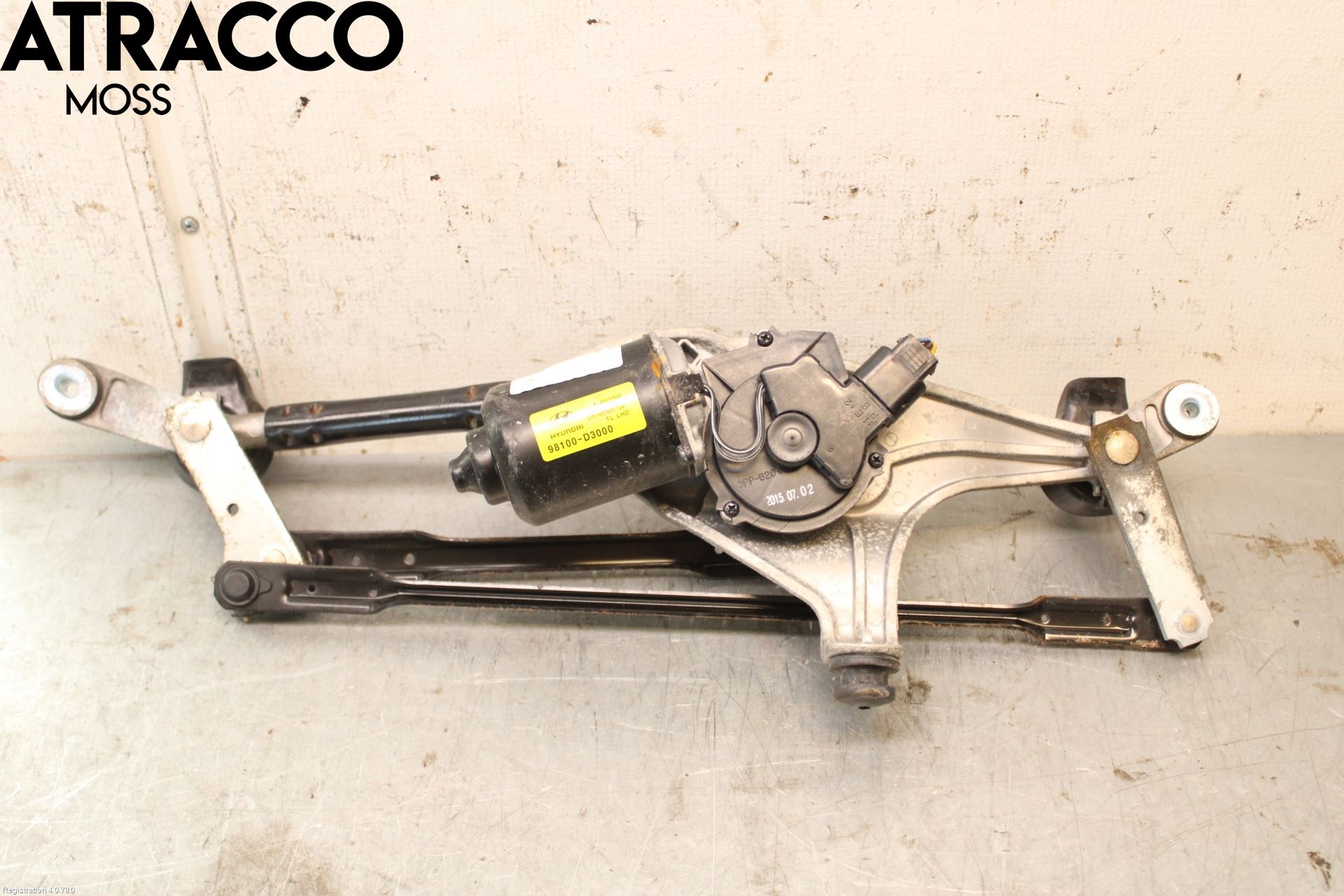 Hyundai TUCSON 05- Viskermotor Frontrute