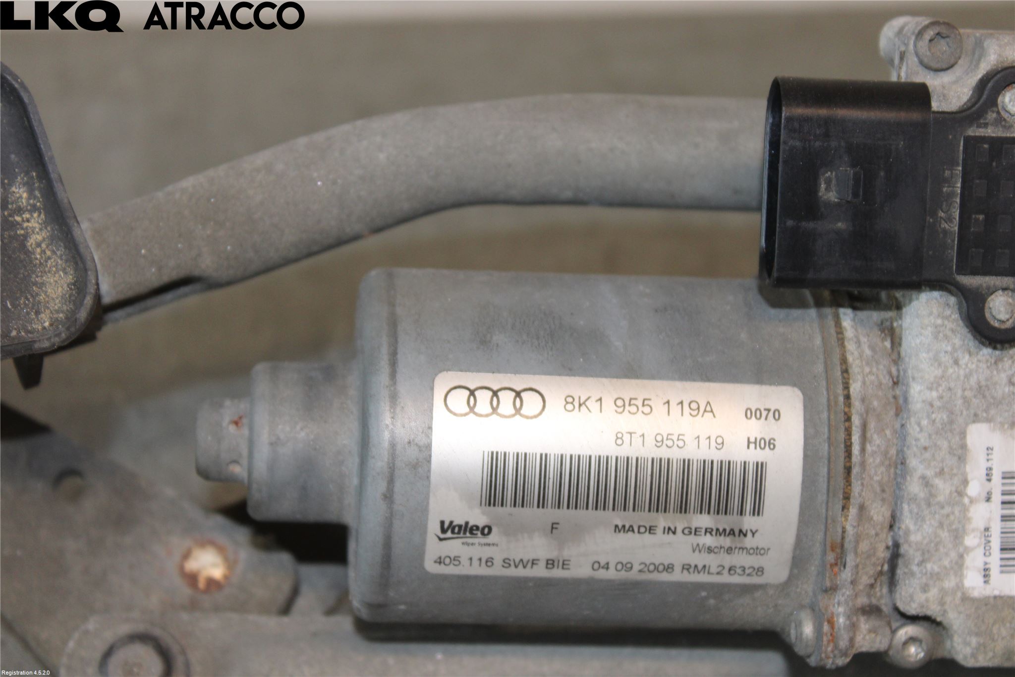 Audi A4/S4 08-11 Viskermotor Frontrute