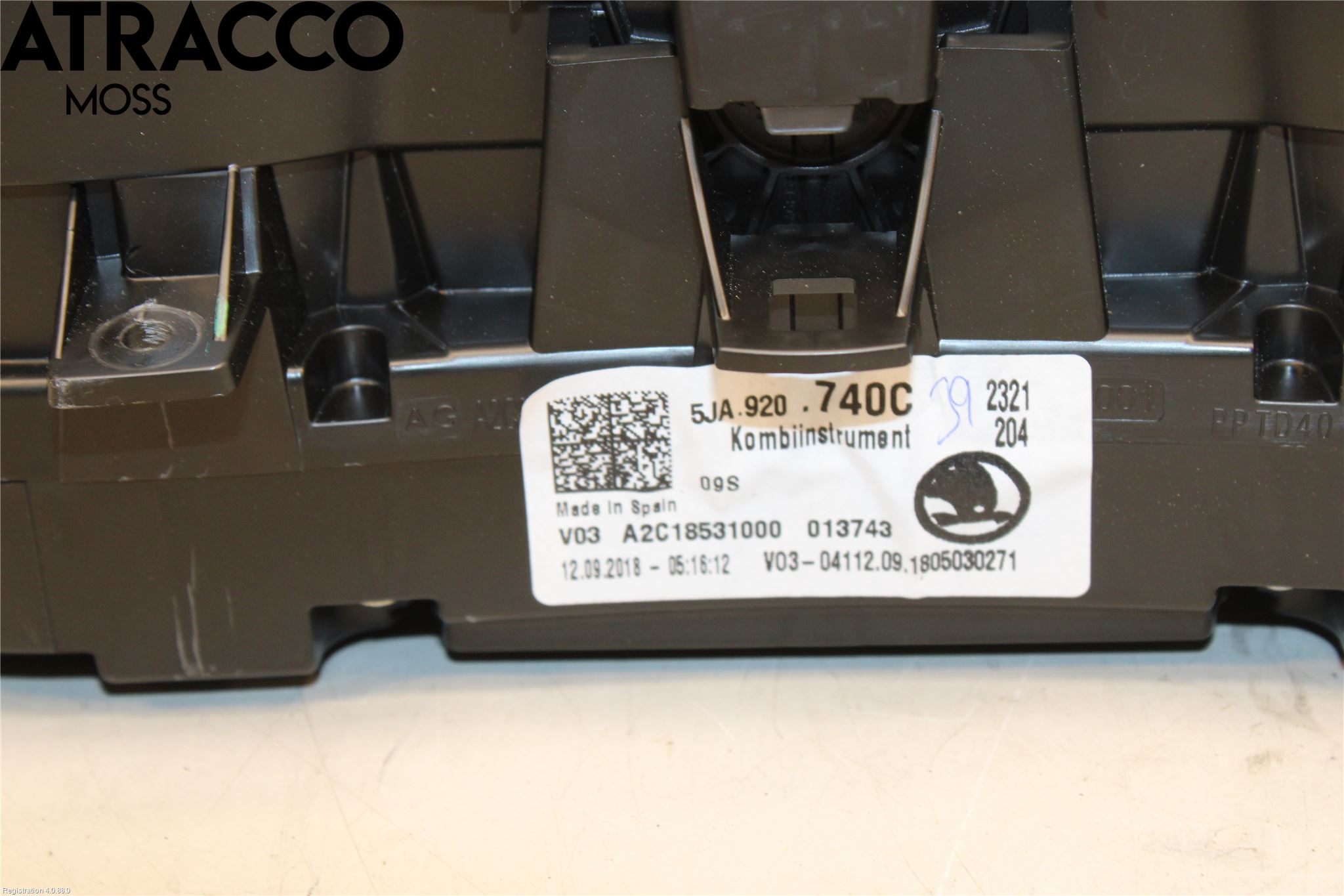 Skoda RAPID Instr Kombinert