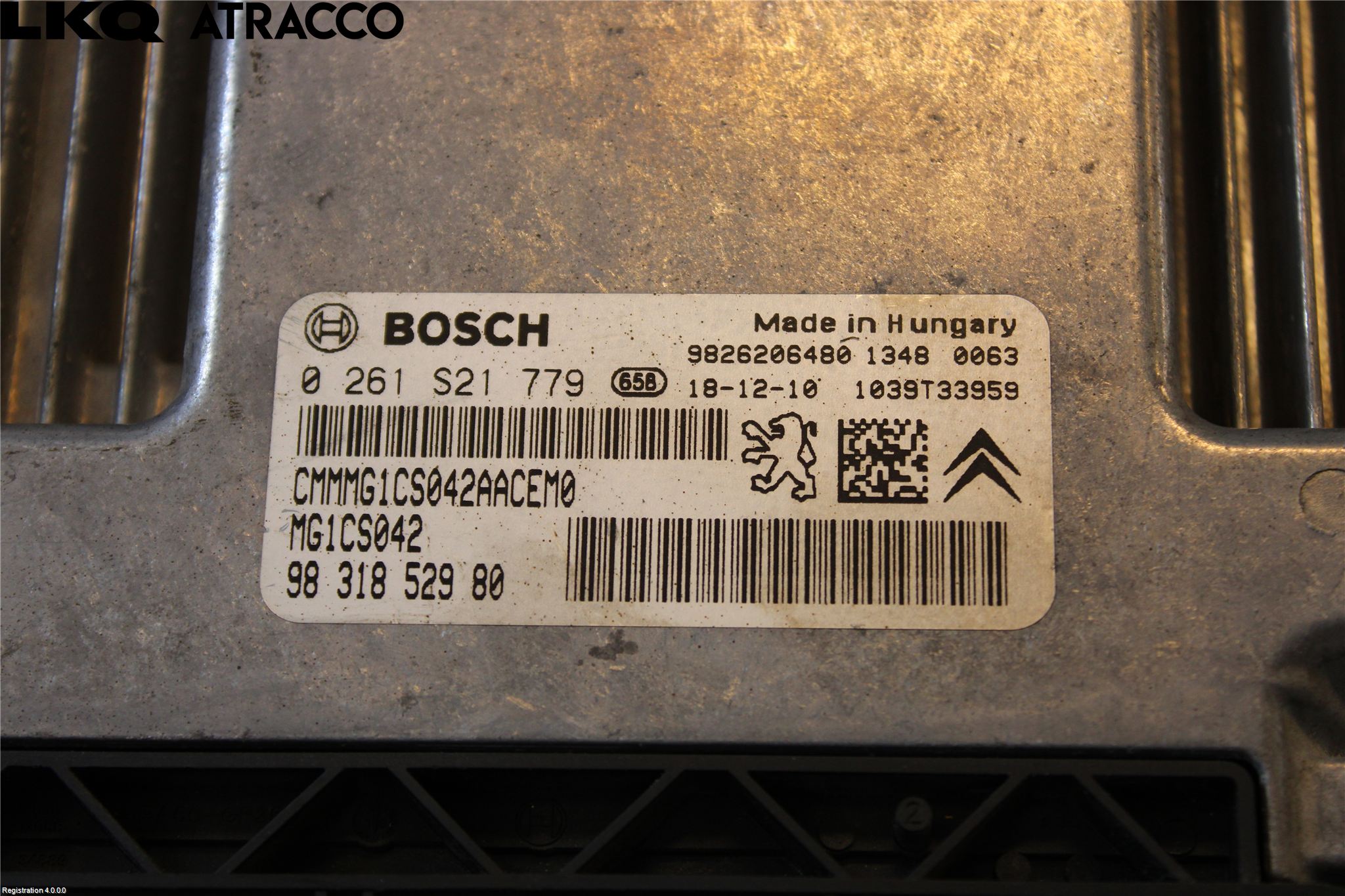 Peugeot 3008 09-16 Styreenhet Innsprøytning