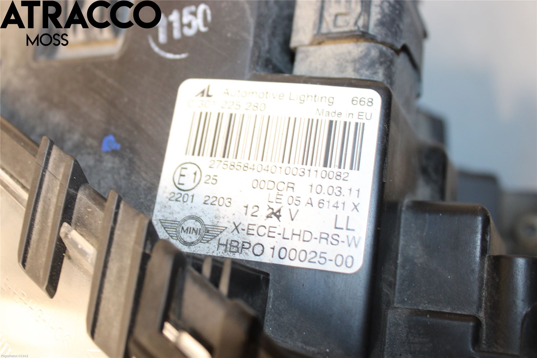 Mini COUPE R56 05-14 Frontlykt Høyre