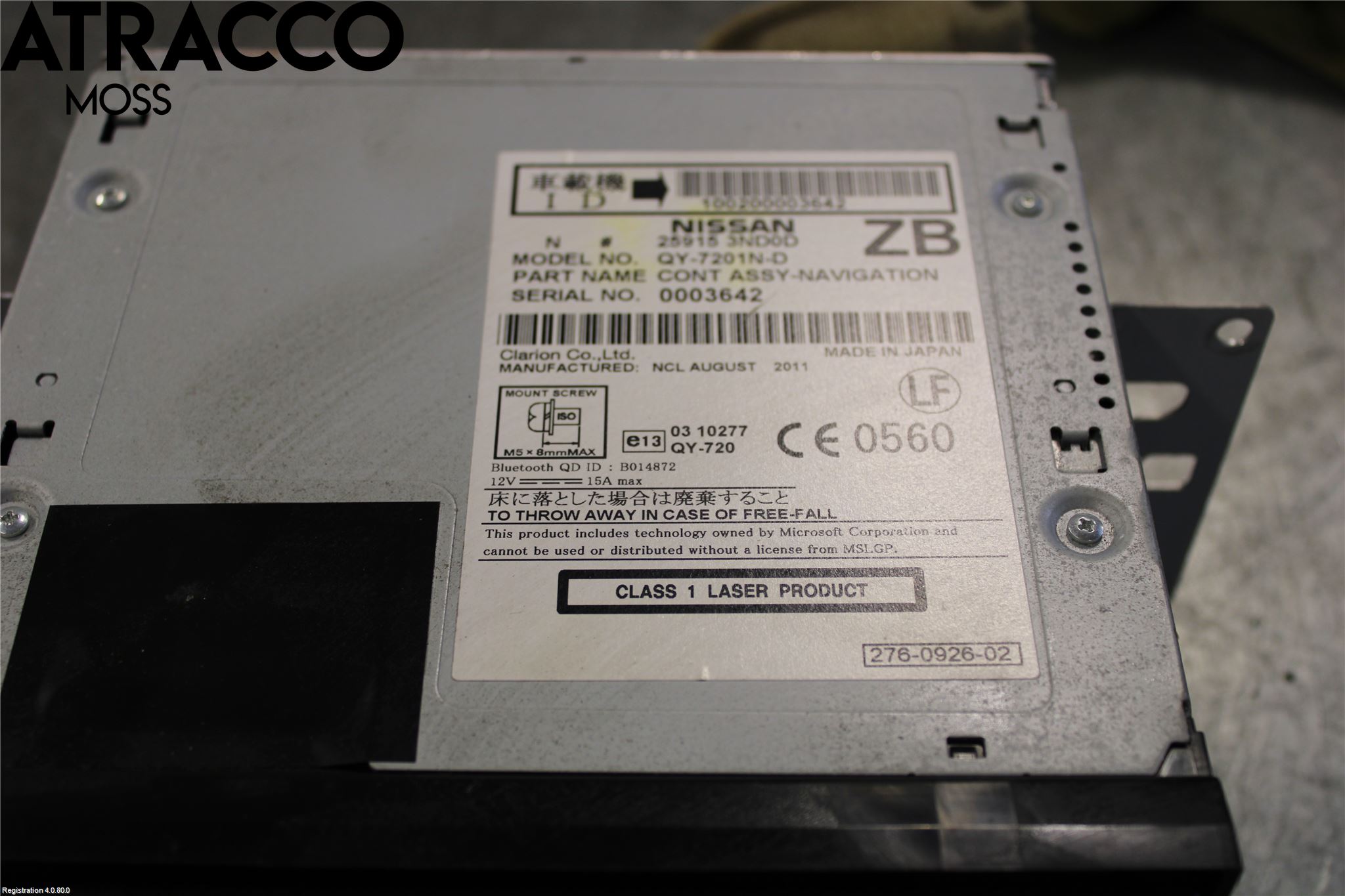 Nissan LEAF 11-17 Stereo Radio Med Cd