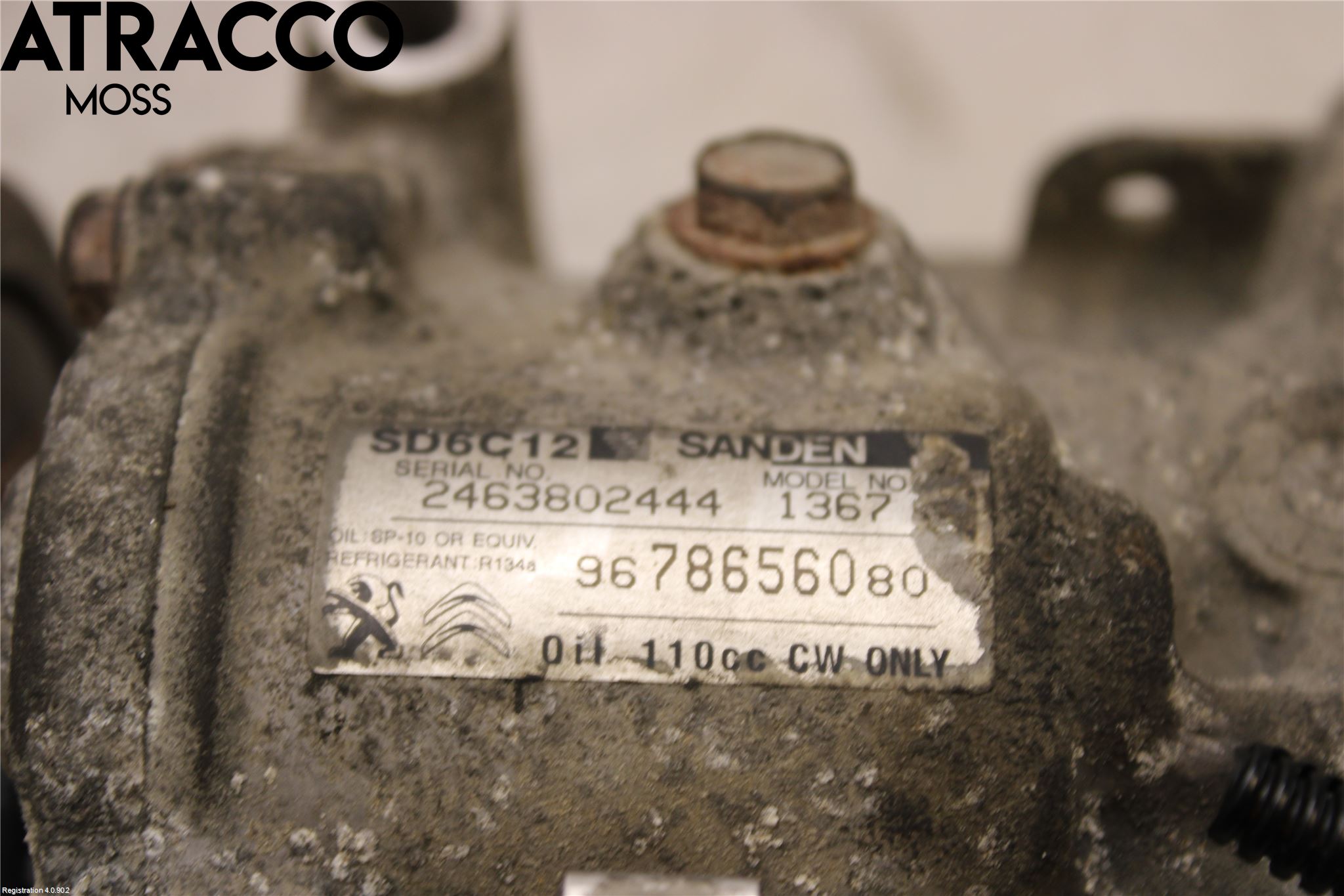 Citroen BERLINGO 08-18 Varme Ac Kompressor