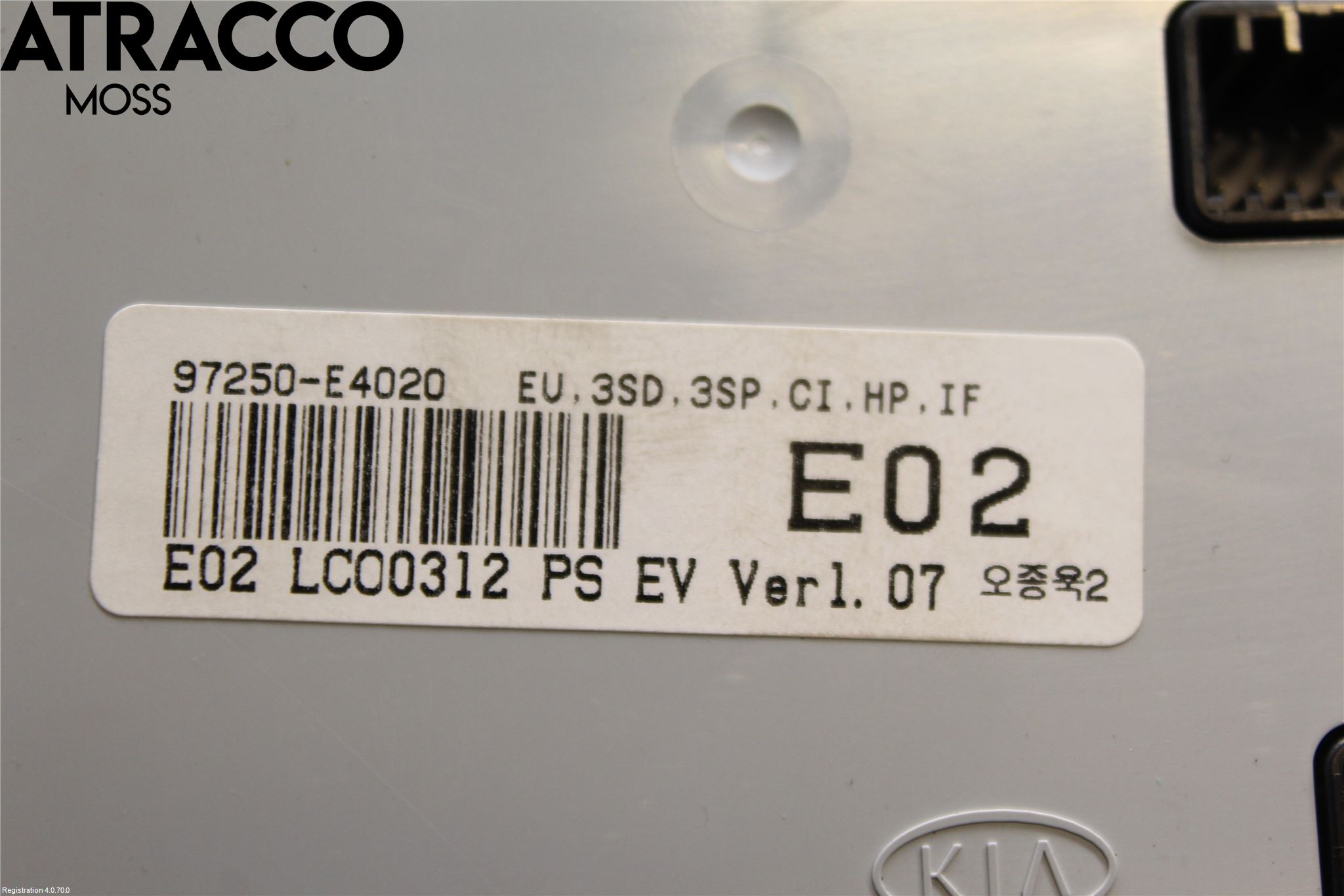 Kia SOUL 09- Varme Ac Betjening-Display