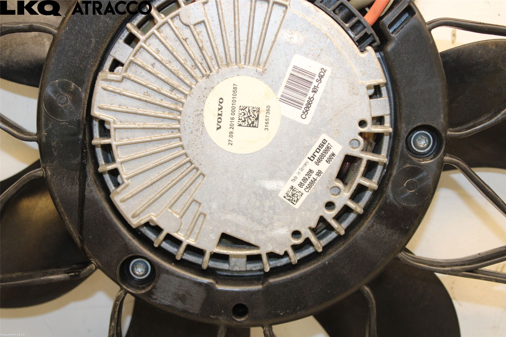 Volvo S90 17->> Kjølevifte Elektrisk