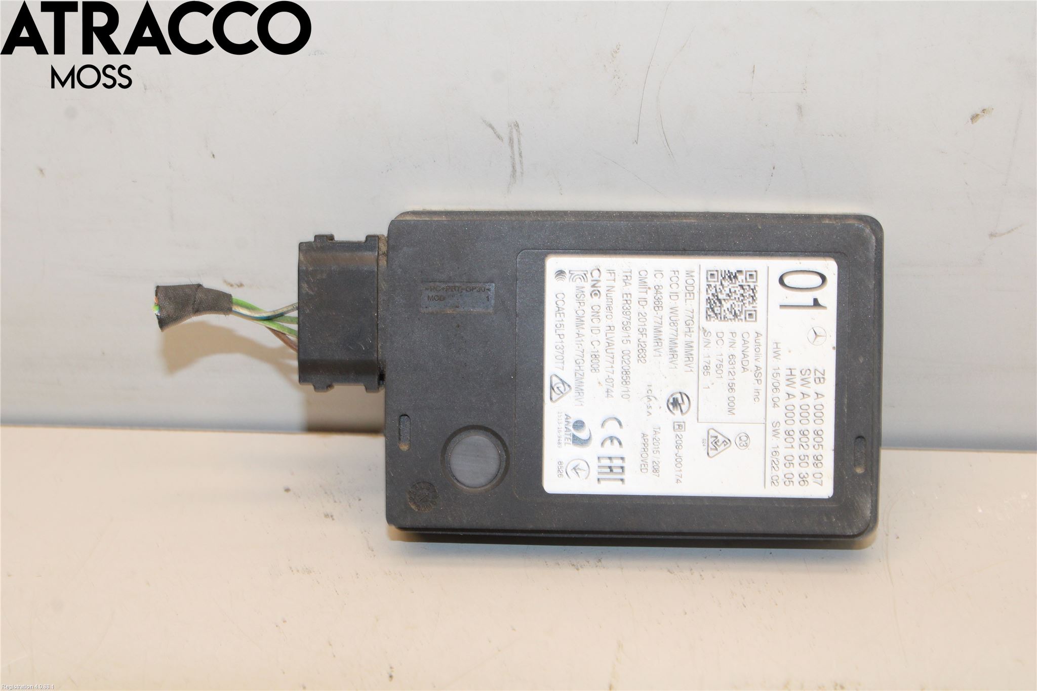 Mercedes-Benz MB E-KLASS (W213) 16-23 Sensor Kollisjonsbeskyttelse