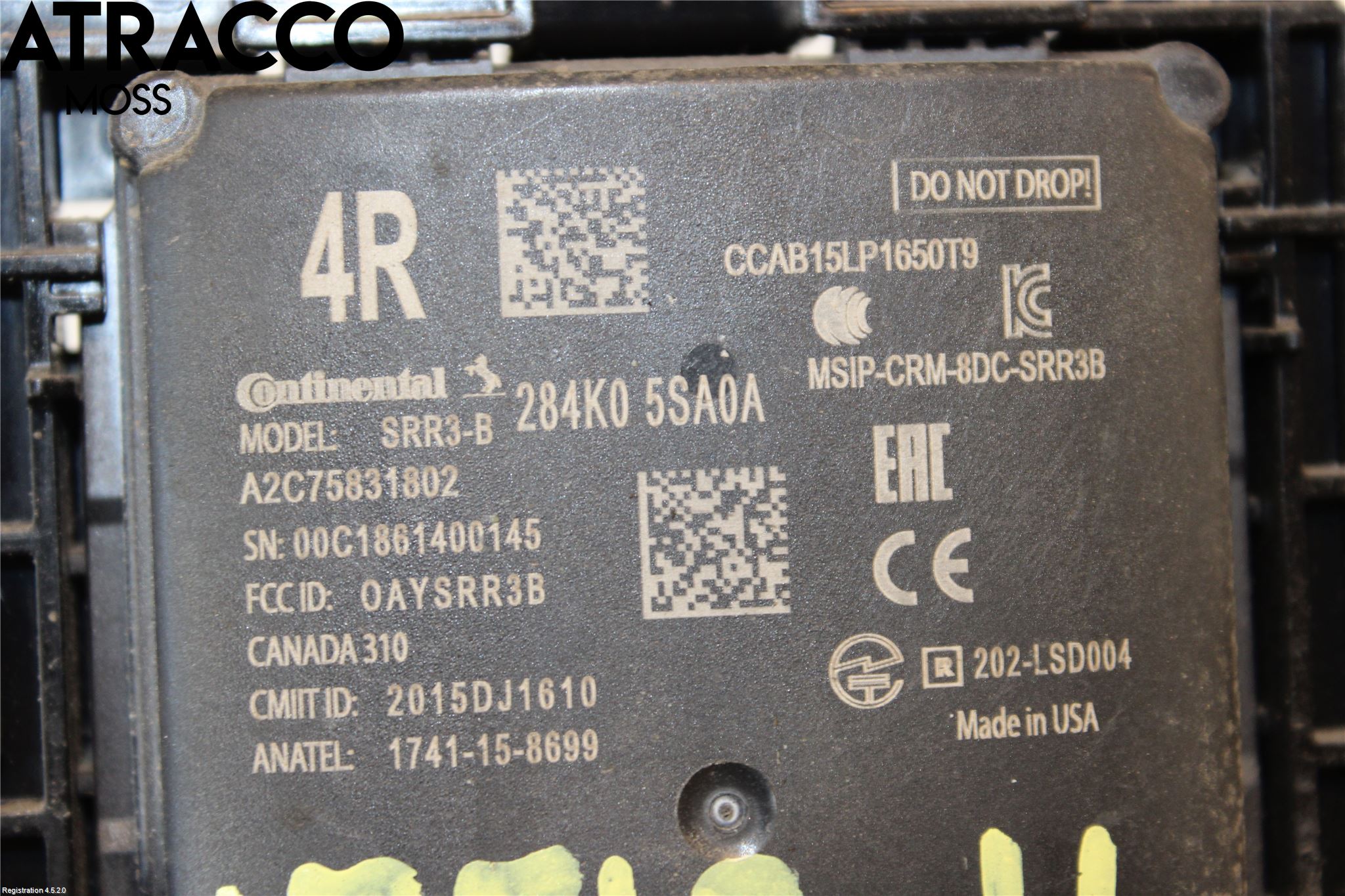 Nissan LEAF 18- Styreenhet Parkering