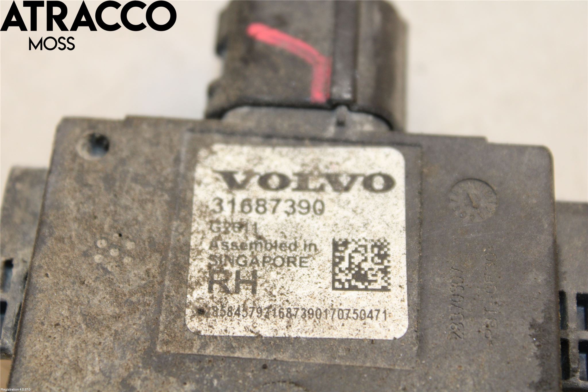 Volvo S90 17->> Sensor Kollisjonsbeskyttelse