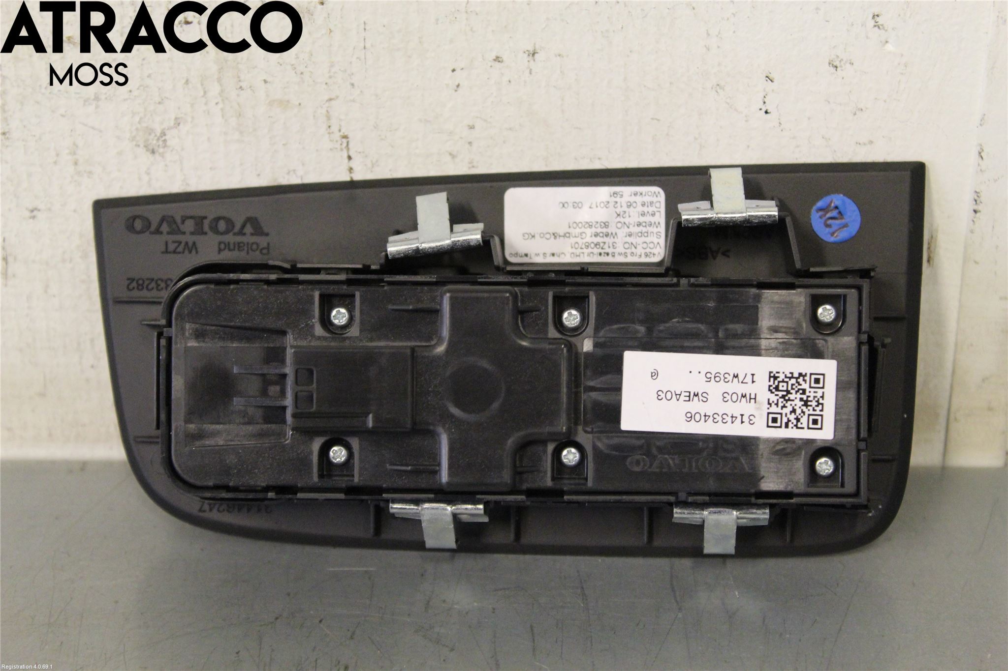 Volvo XC60 18- Bryter Vindusheis