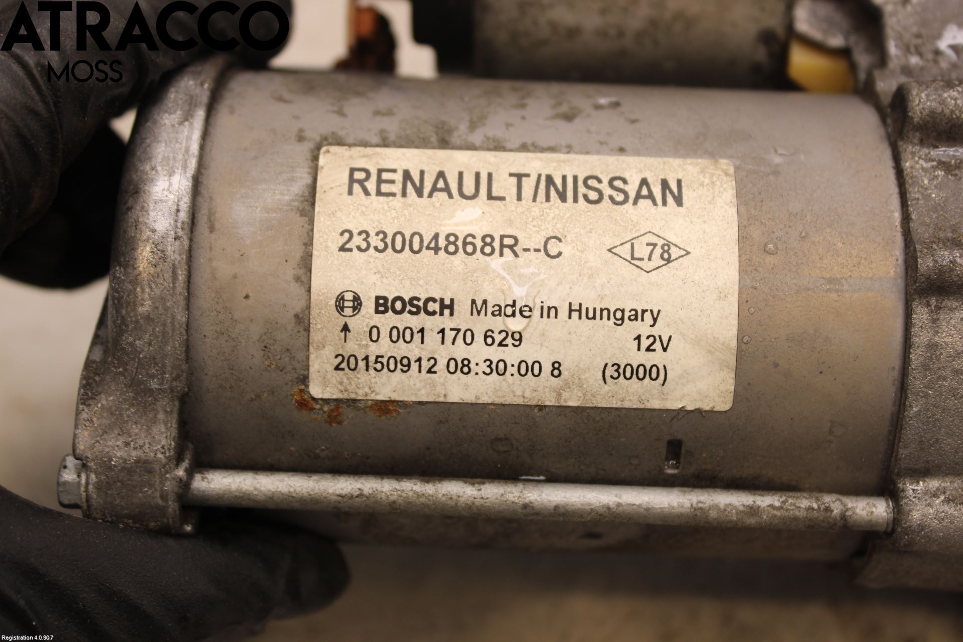 Renault KADJAR 15- Startmotor Diesel