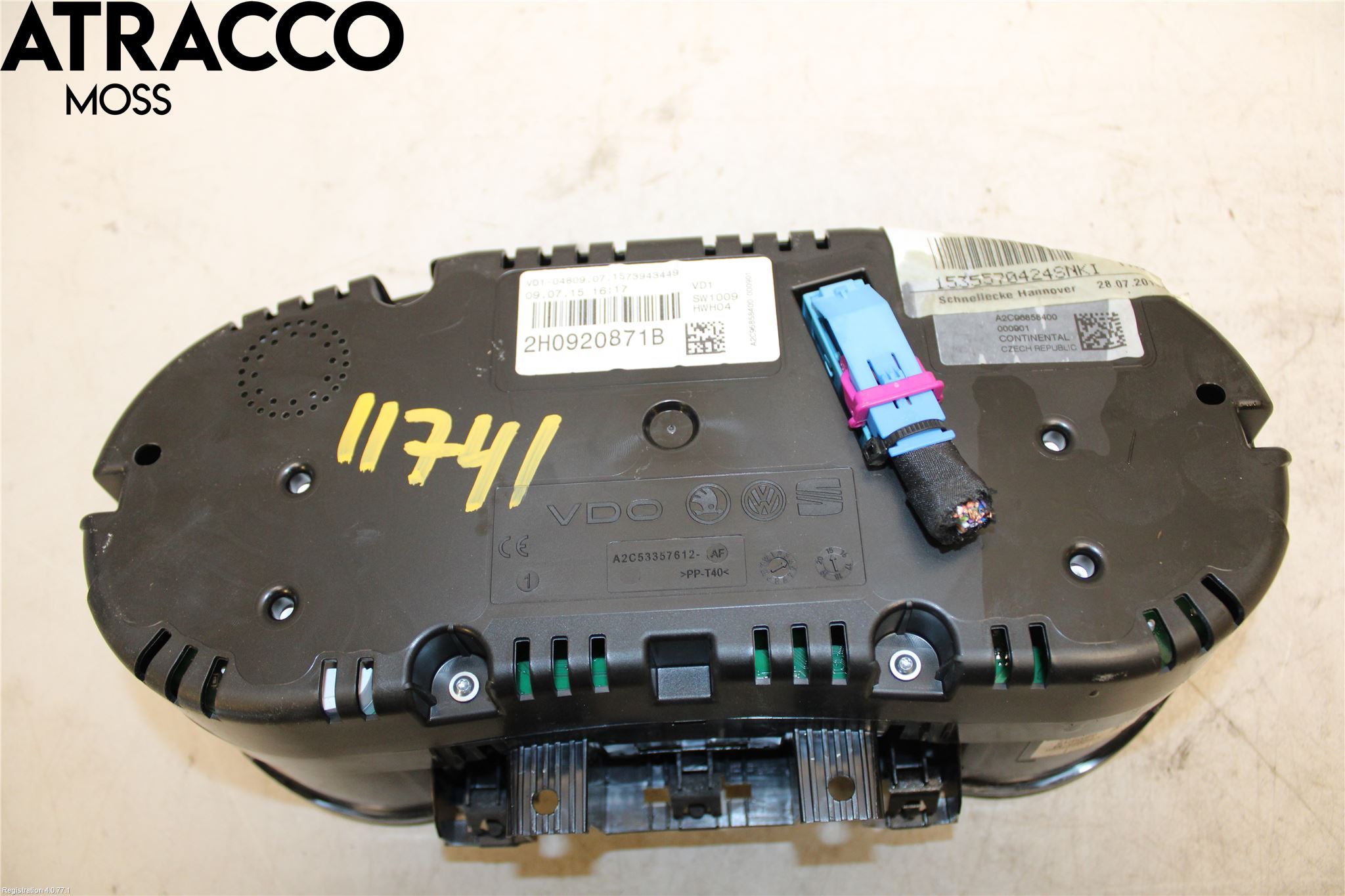 Volkswagen VW AMAROK 2H 10-22 Instr Speedometer