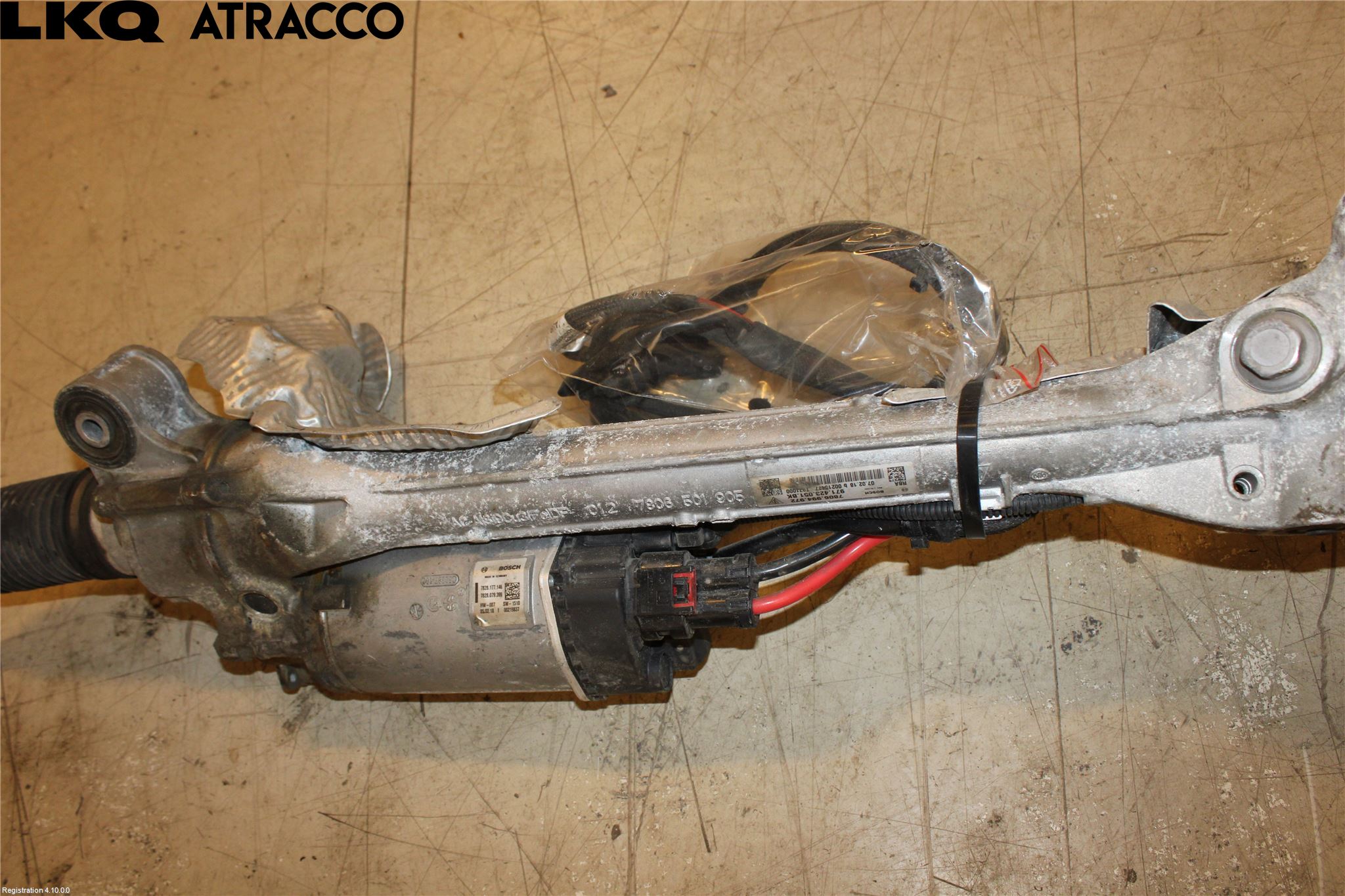 Porsche PANAMERA 09- Servo Snekke - Tannstang