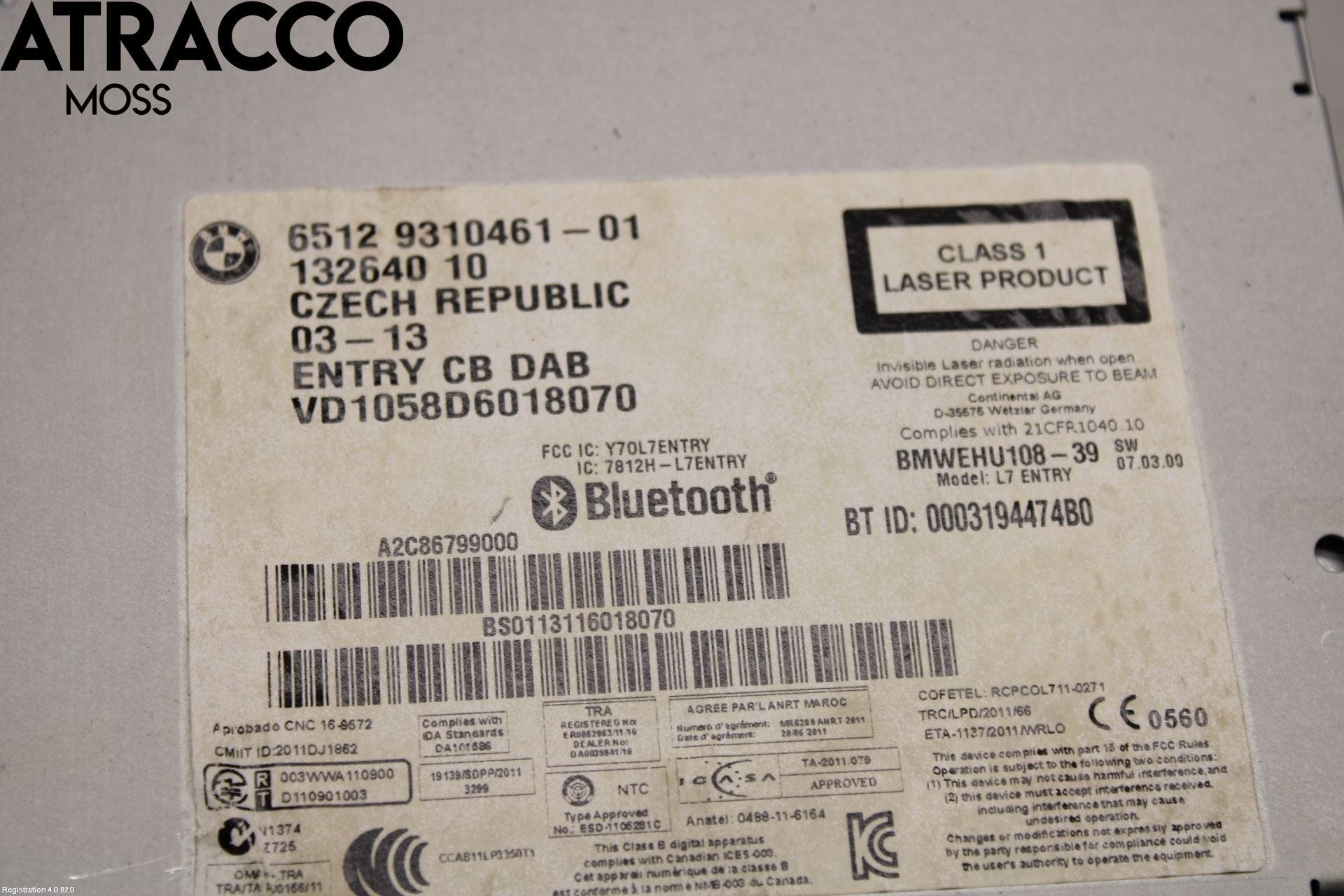 BMW 1 F20/F21 11-19 Stereo Radio