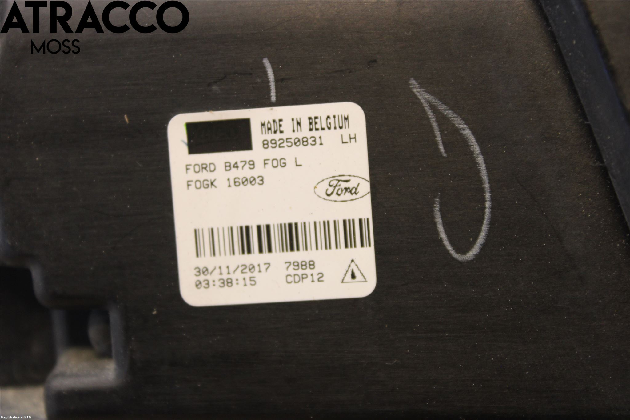 Ford FIESTA (VII) 18-23 Frontlykt-Kurve-Tåkelys