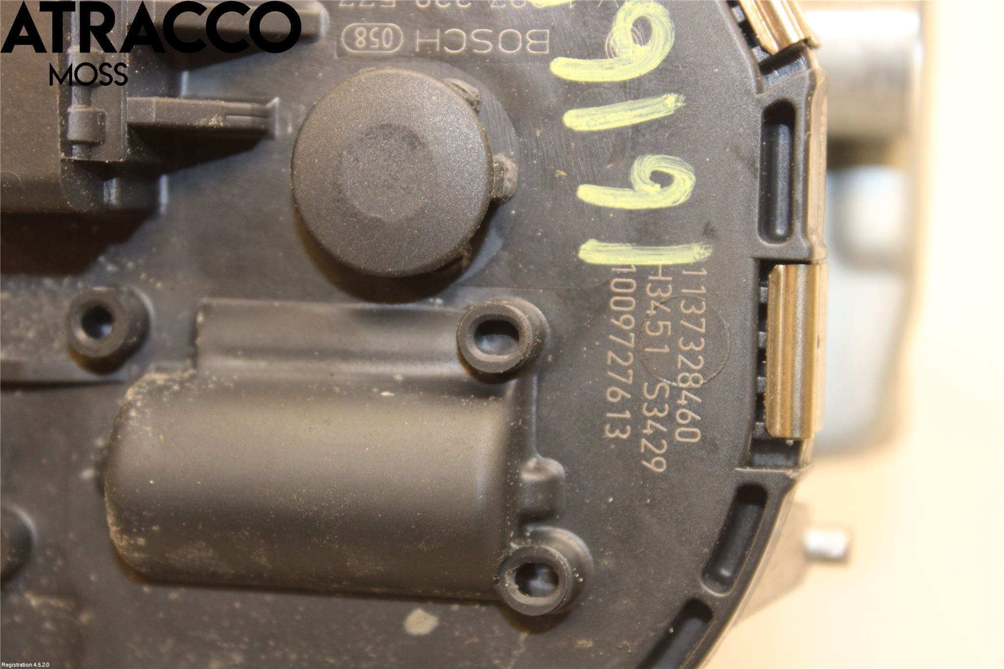 Peugeot 3008 09-16 Viskermotor Frontrute