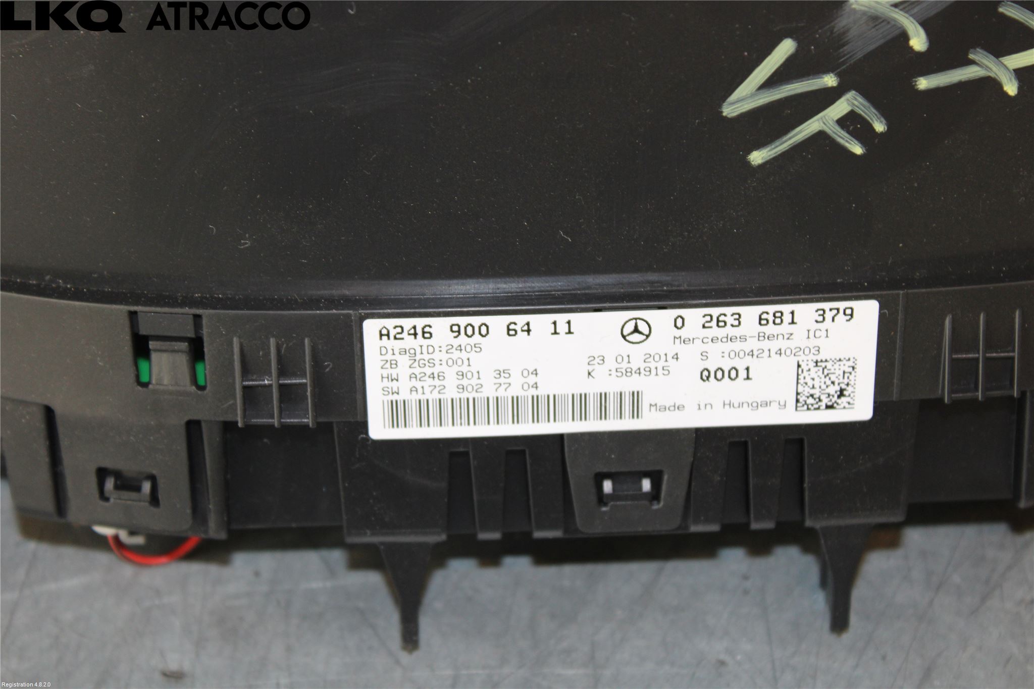 Mercedes-Benz MB B-KLASS (W246/W242) 12-19 Instr Kombinert