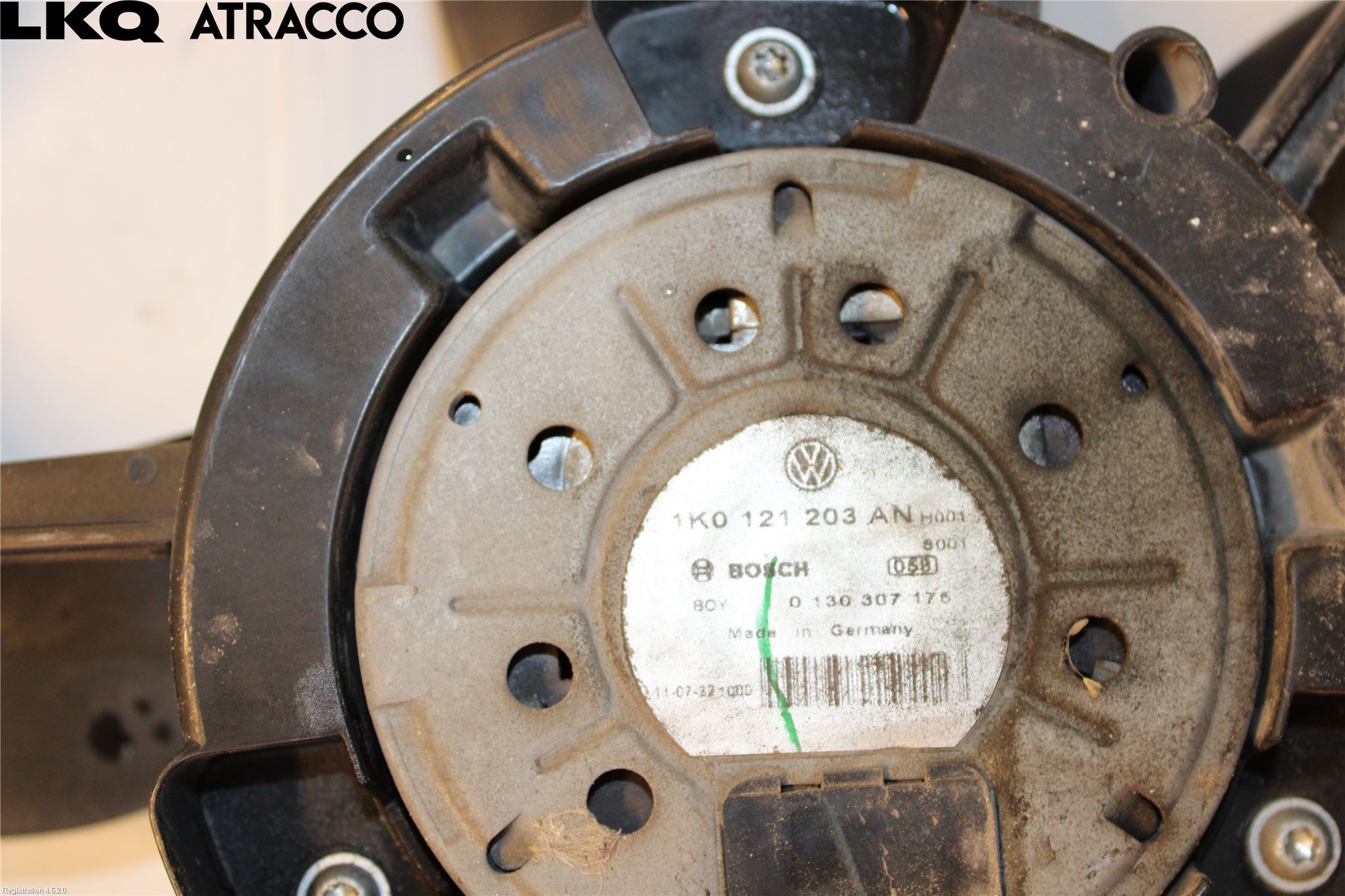 Volkswagen VW GOLF VI 09-13 Kjølevifte Elektrisk