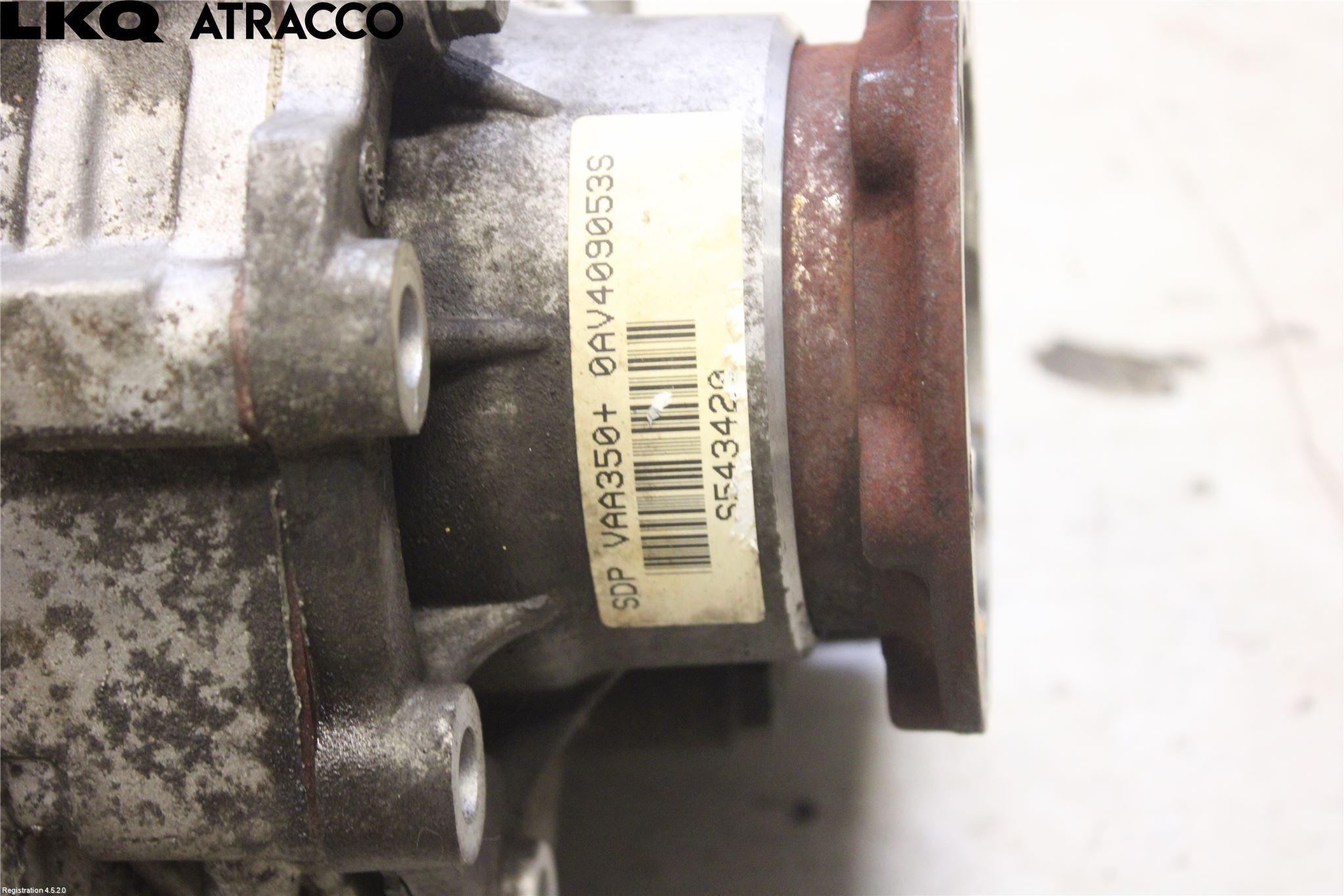 Audi A3/S3 05-13 Gearkasse Fordelingskasse