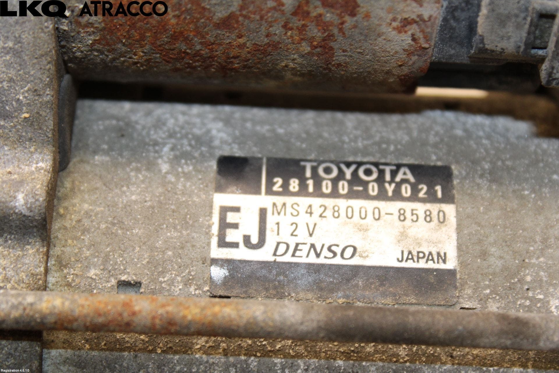 Toyota AURIS 10-12 Startmotor