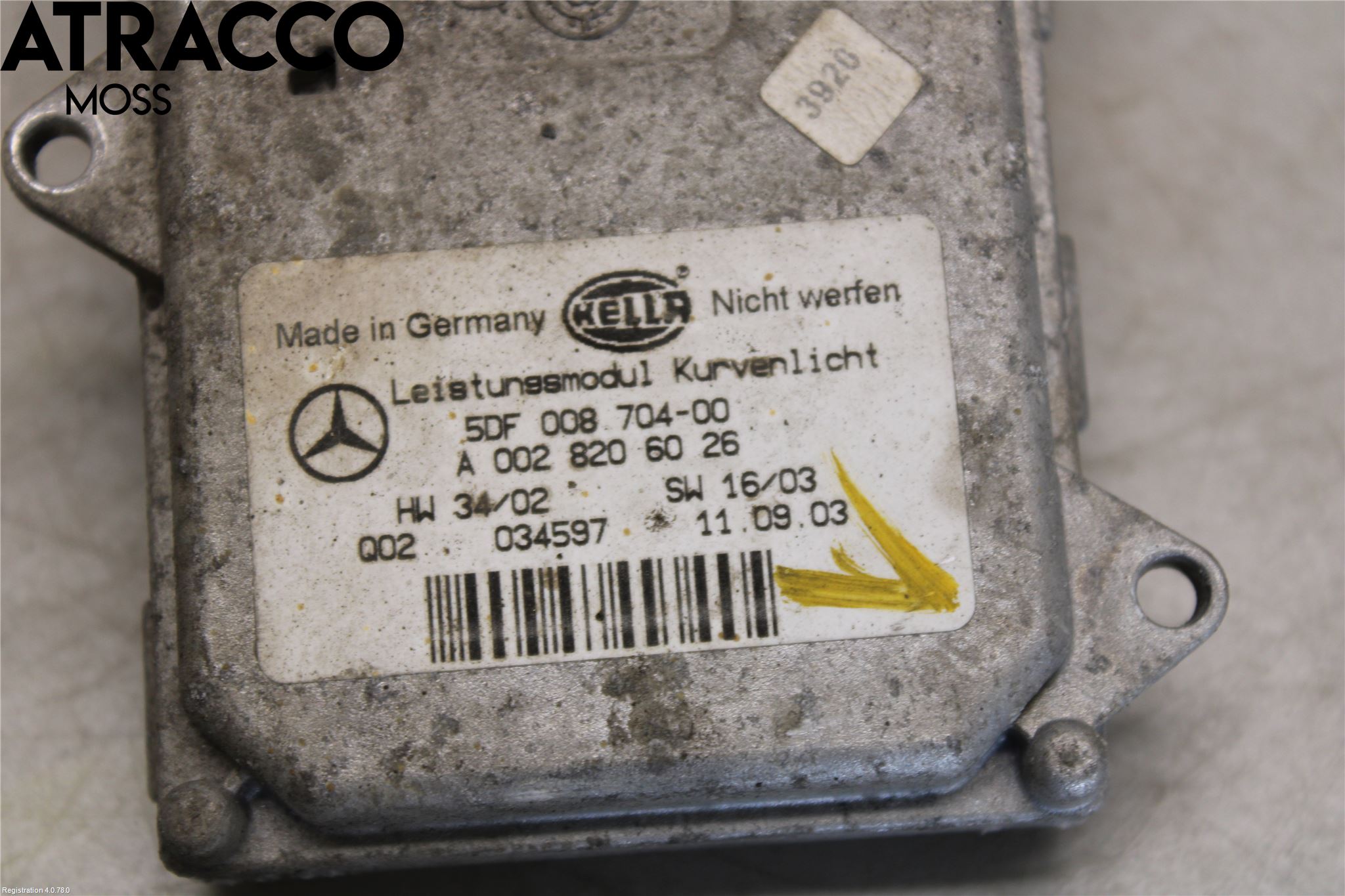 Mercedes-Benz MB E-KLASS (W211) 02-09 Styreenhet Xenon