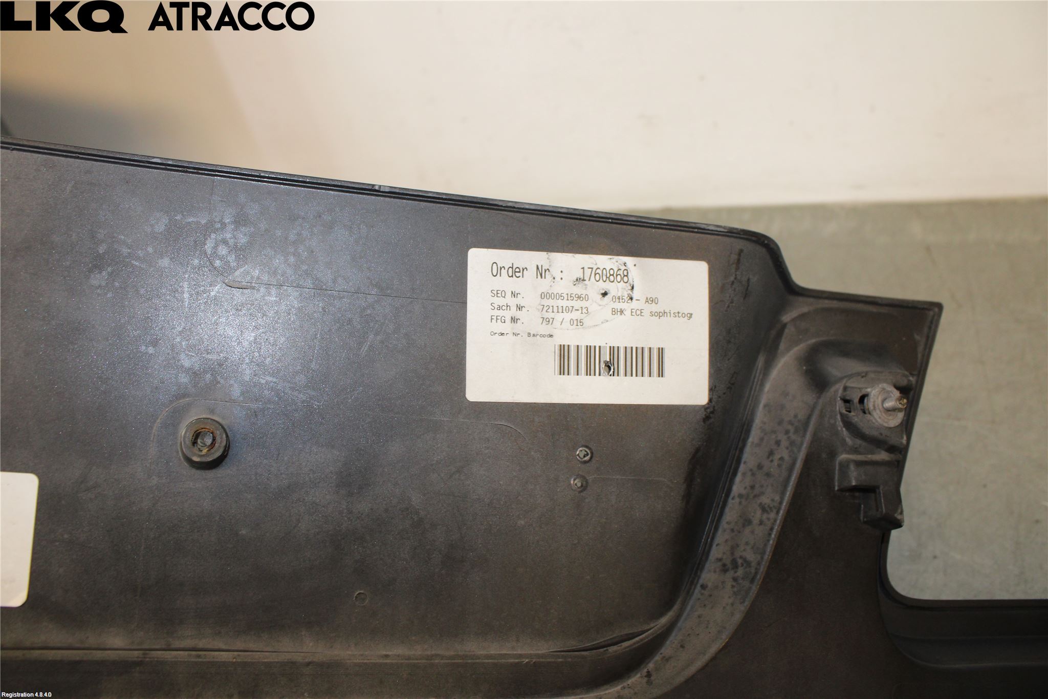 BMW 7 F01/02/03/04 09-15 Spoiler Bak