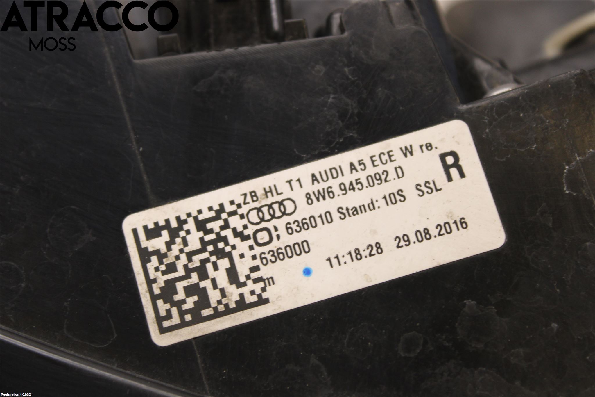 Audi A5 17- Baklykt Høyre