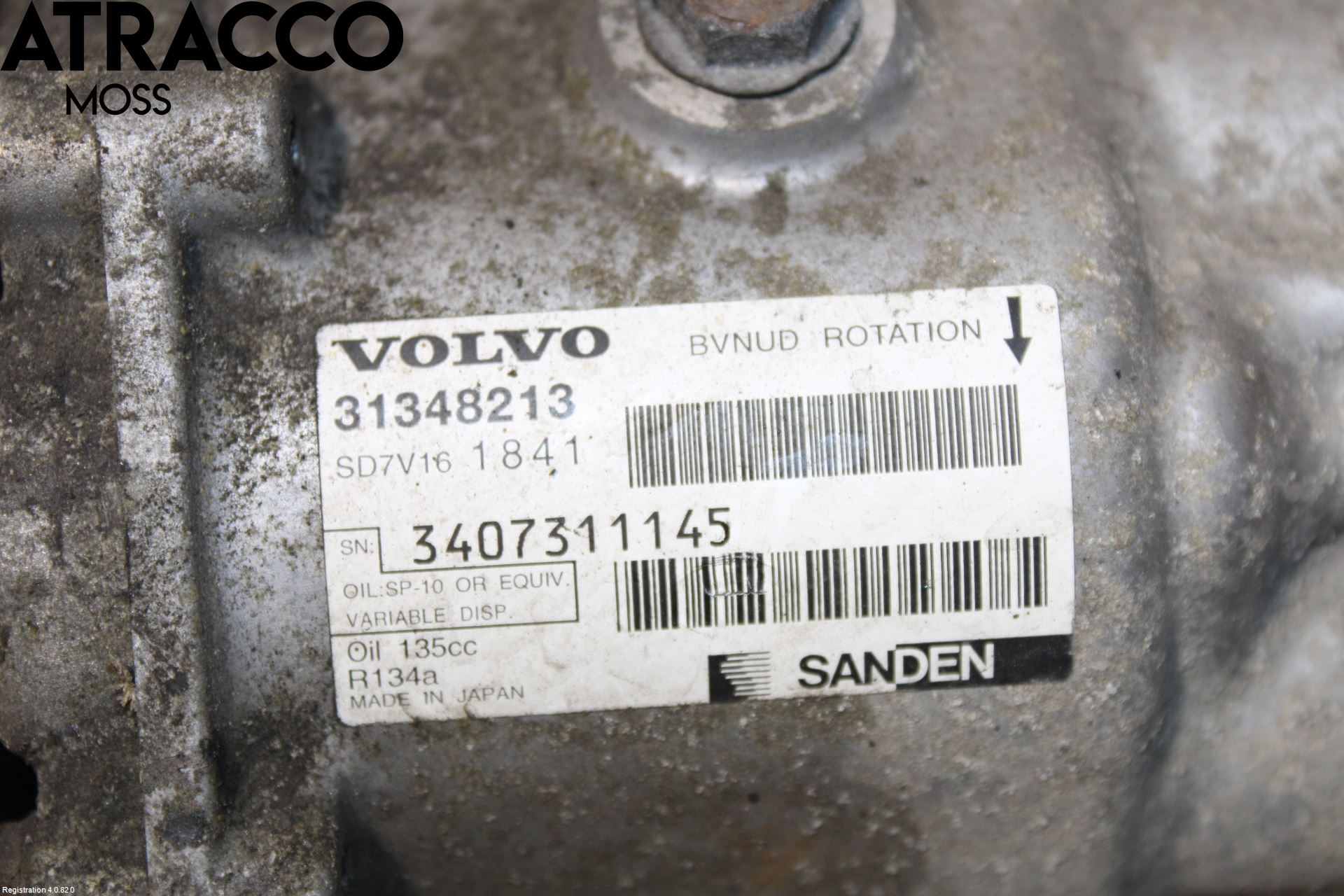Volvo V60 11-13 Varme Ac Kompressor