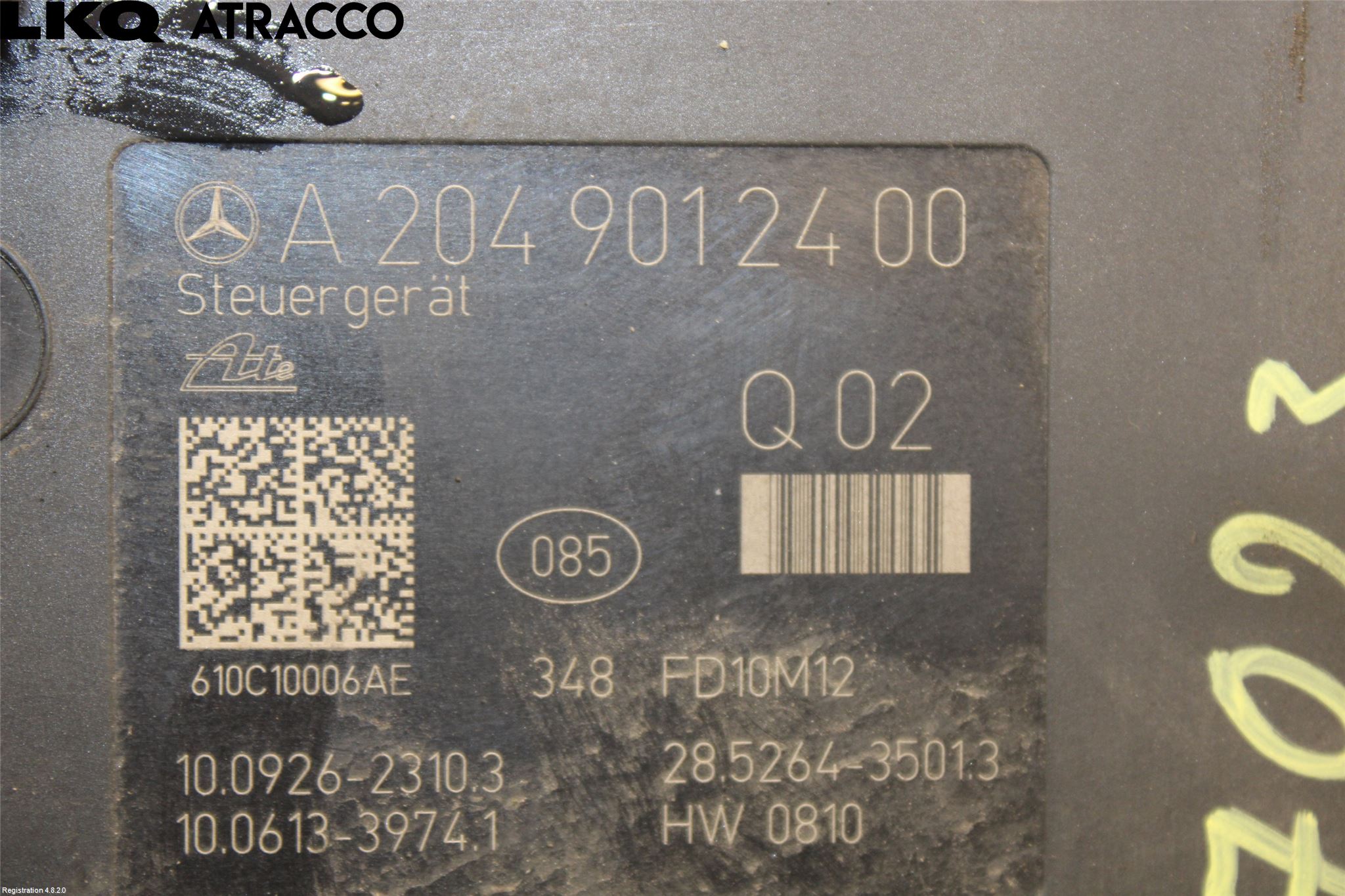 Mercedes-Benz MB C-KLASS (W204) 07-15 Abs Hydraulikkaggregat