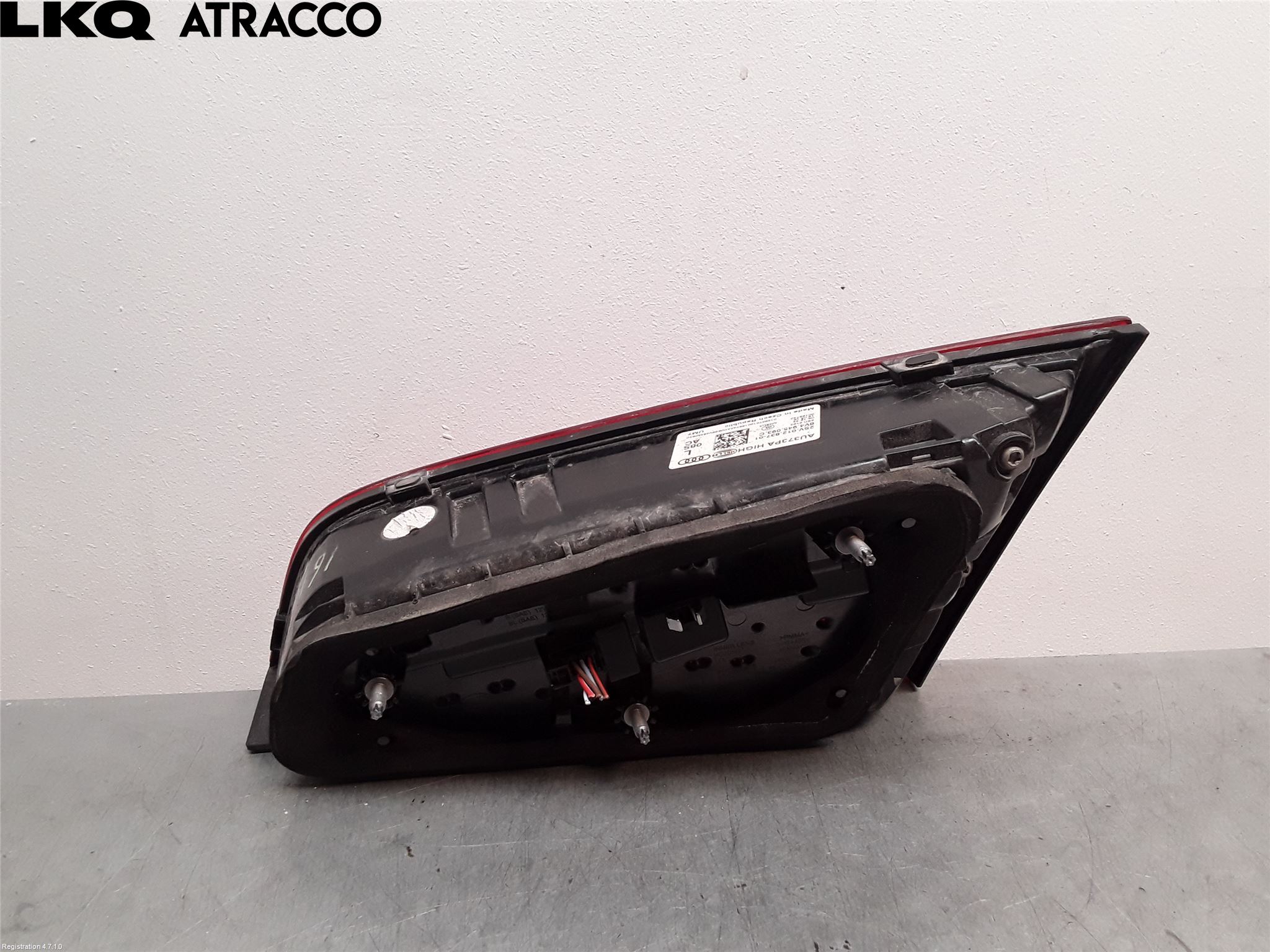 Audi A3/S3 8V 13-20 Baklykt Venstre  På Luke(Indre