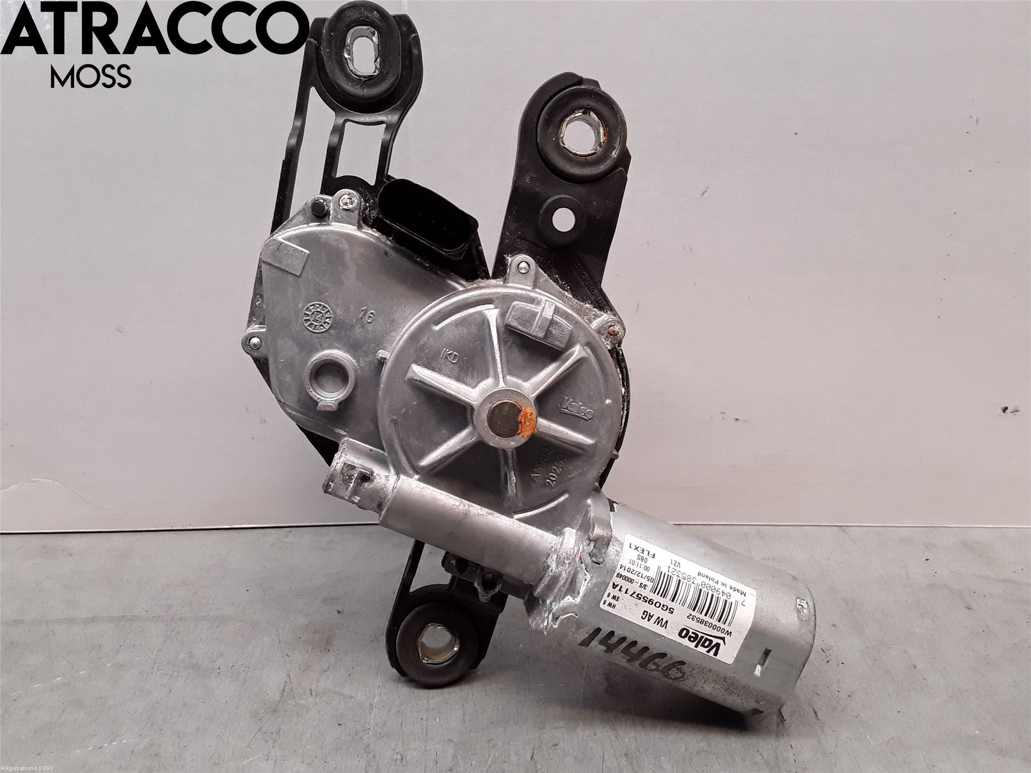 Volkswagen VW PASSAT 15-19 Viskermotor Bakluke