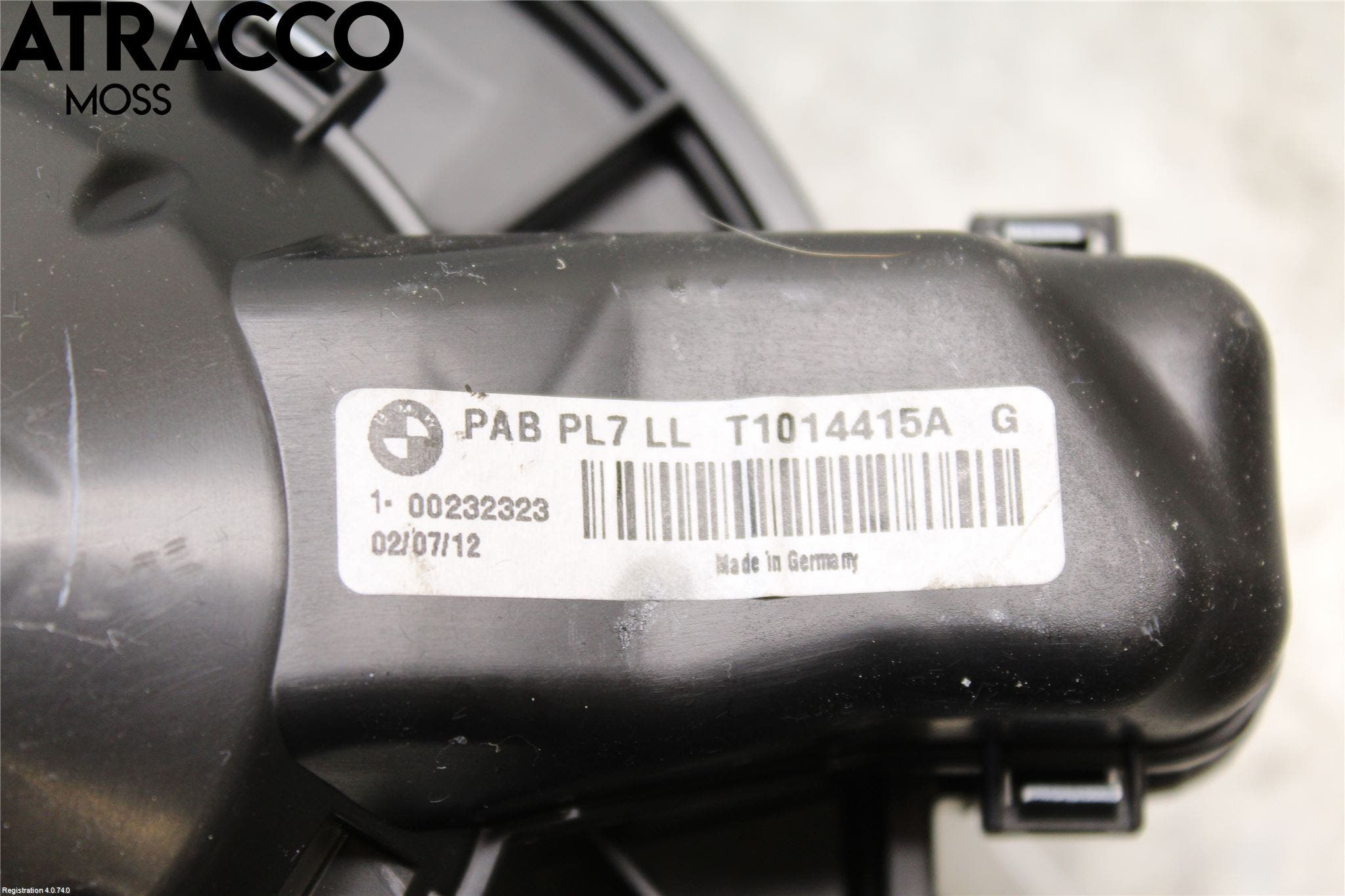 BMW 3 F30/F31/F80 12-19 Varme Ac Varmeapparatvifte