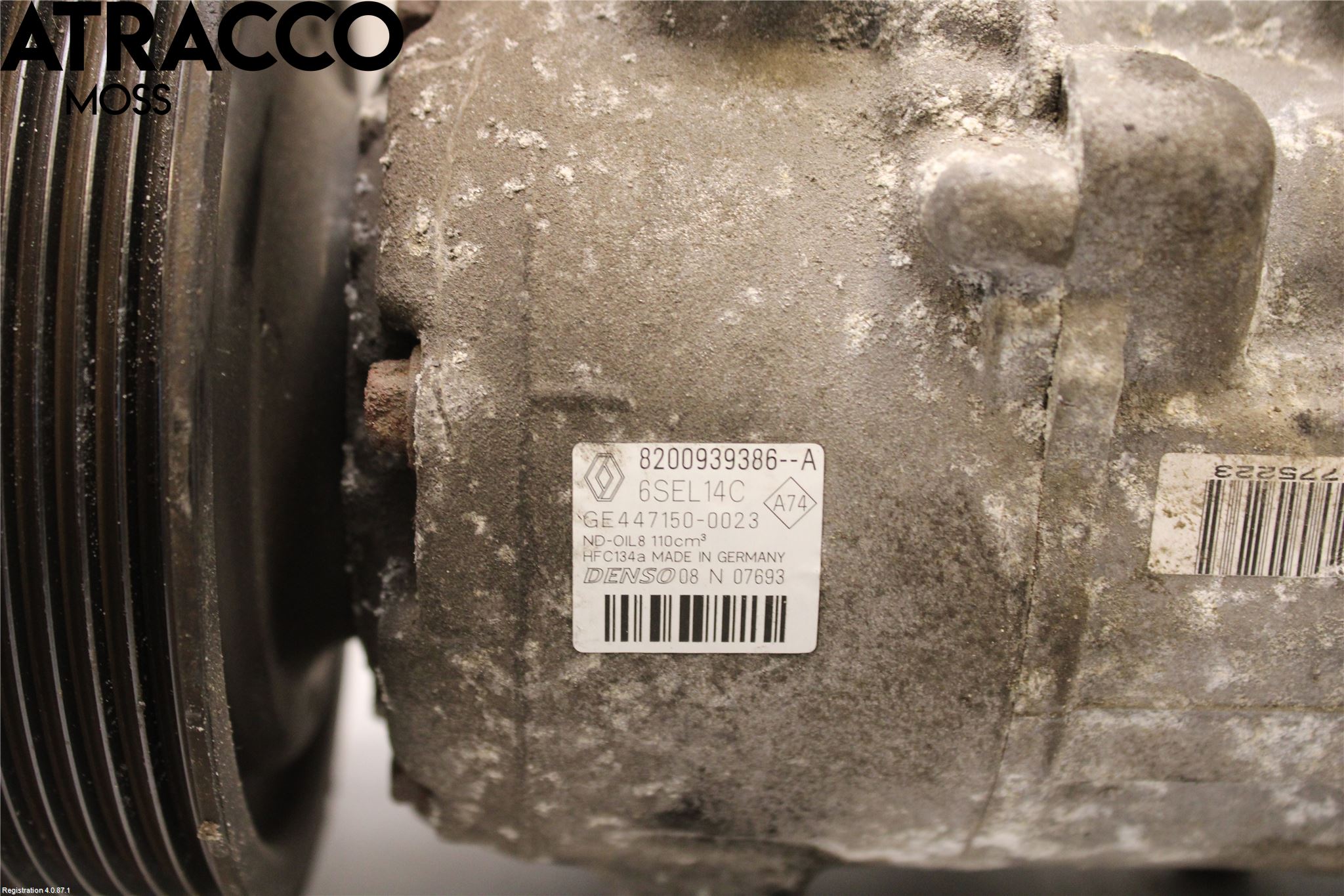 Renault MEGANE III 09-15 Varme Ac Kompressor